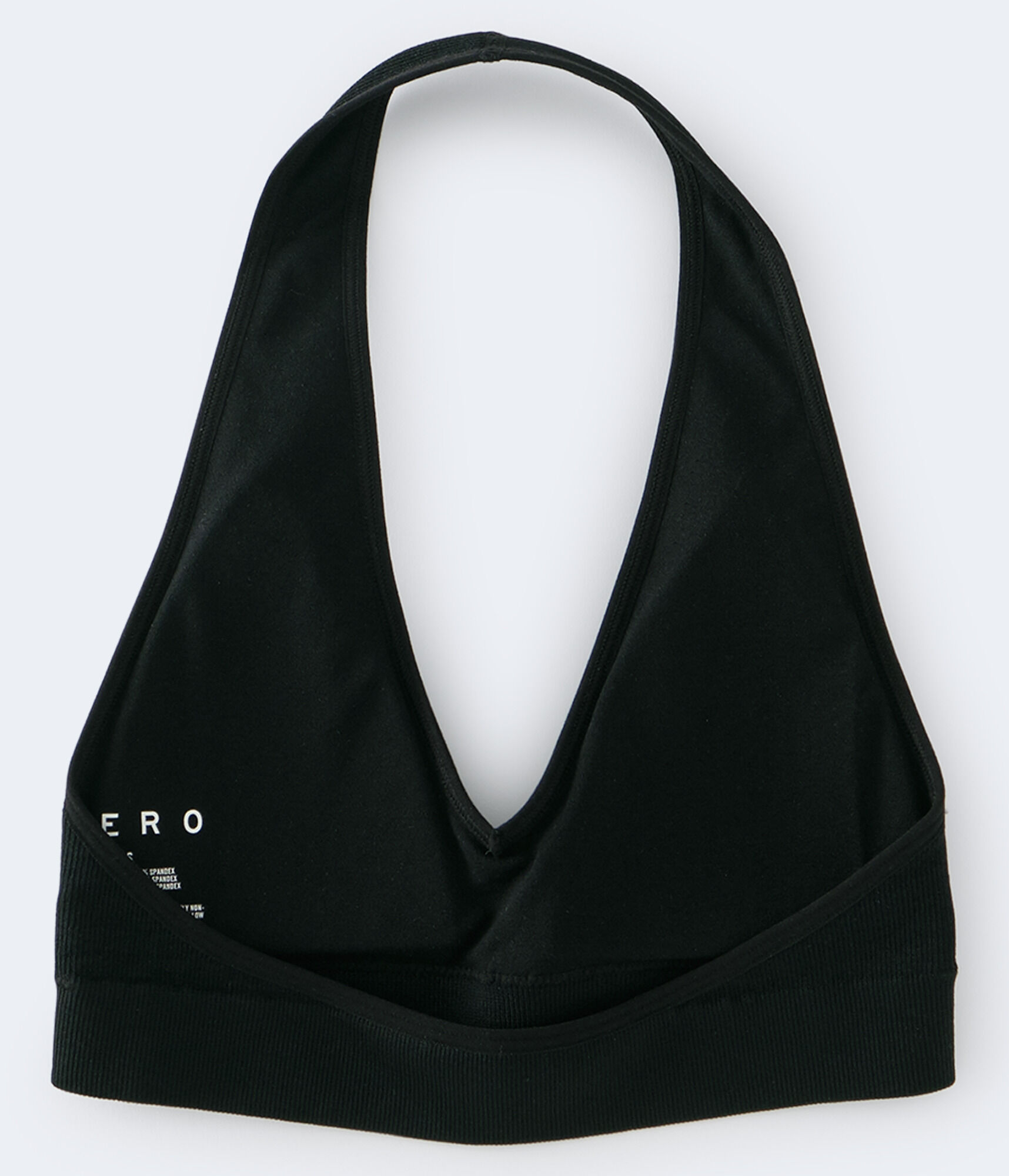 Ribbed Seamless Halter Bralette