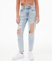 High-Rise Stretch Mom Jean