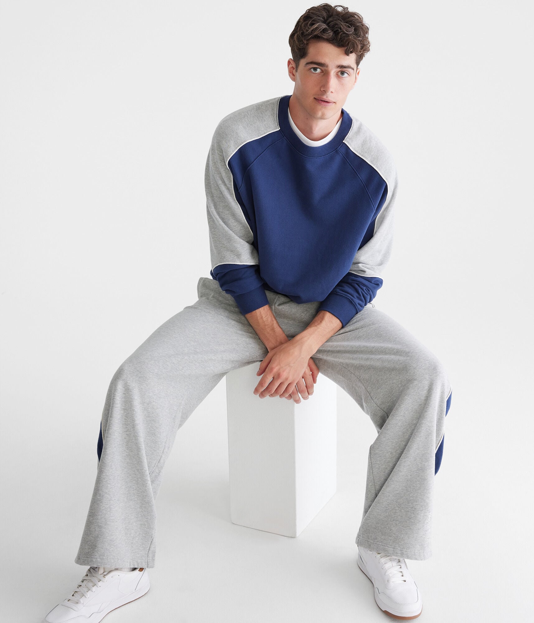 Colorblocked Crew Sweatshirt