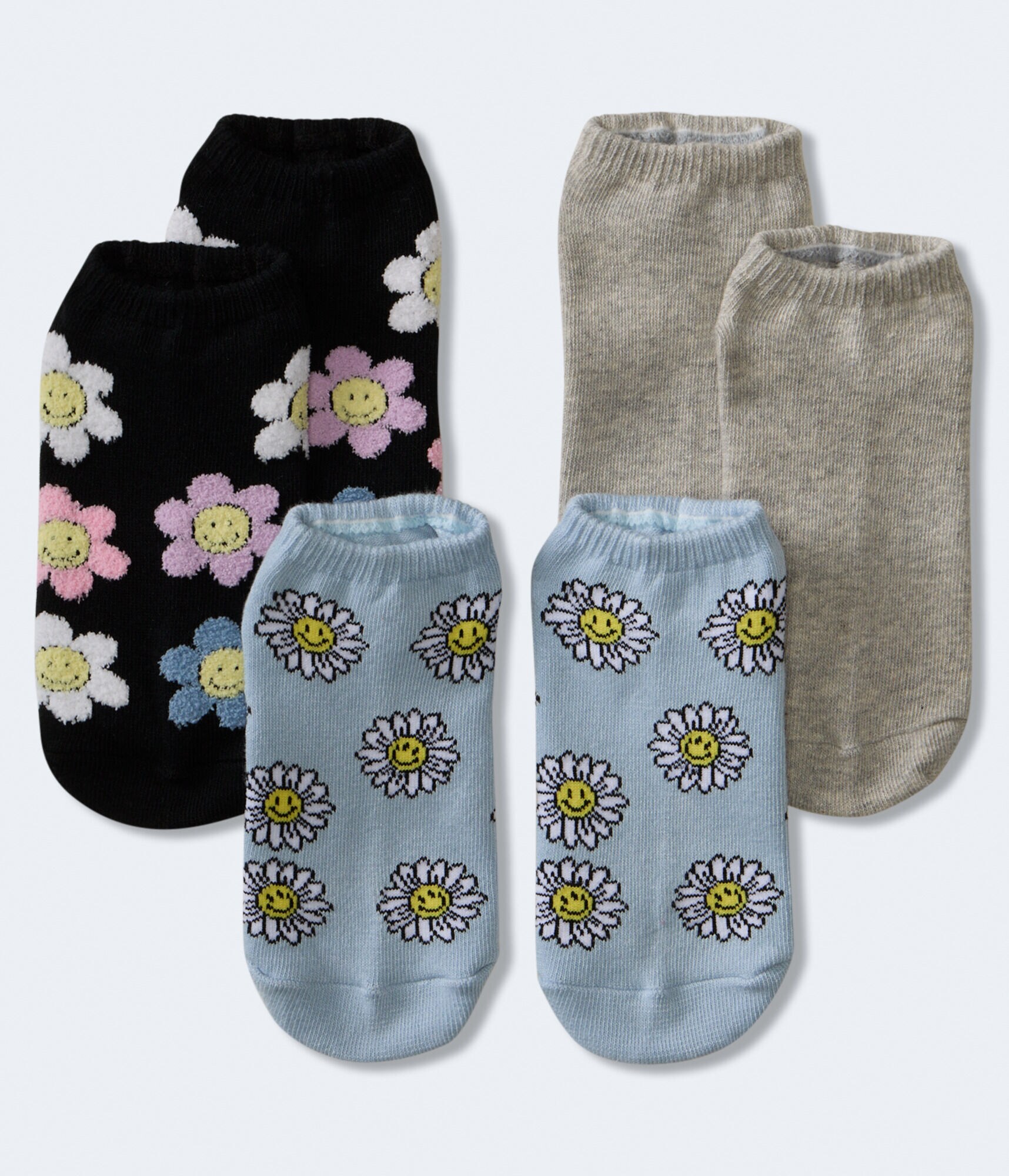 Daisy Smile Ankle Sock 3-Pack