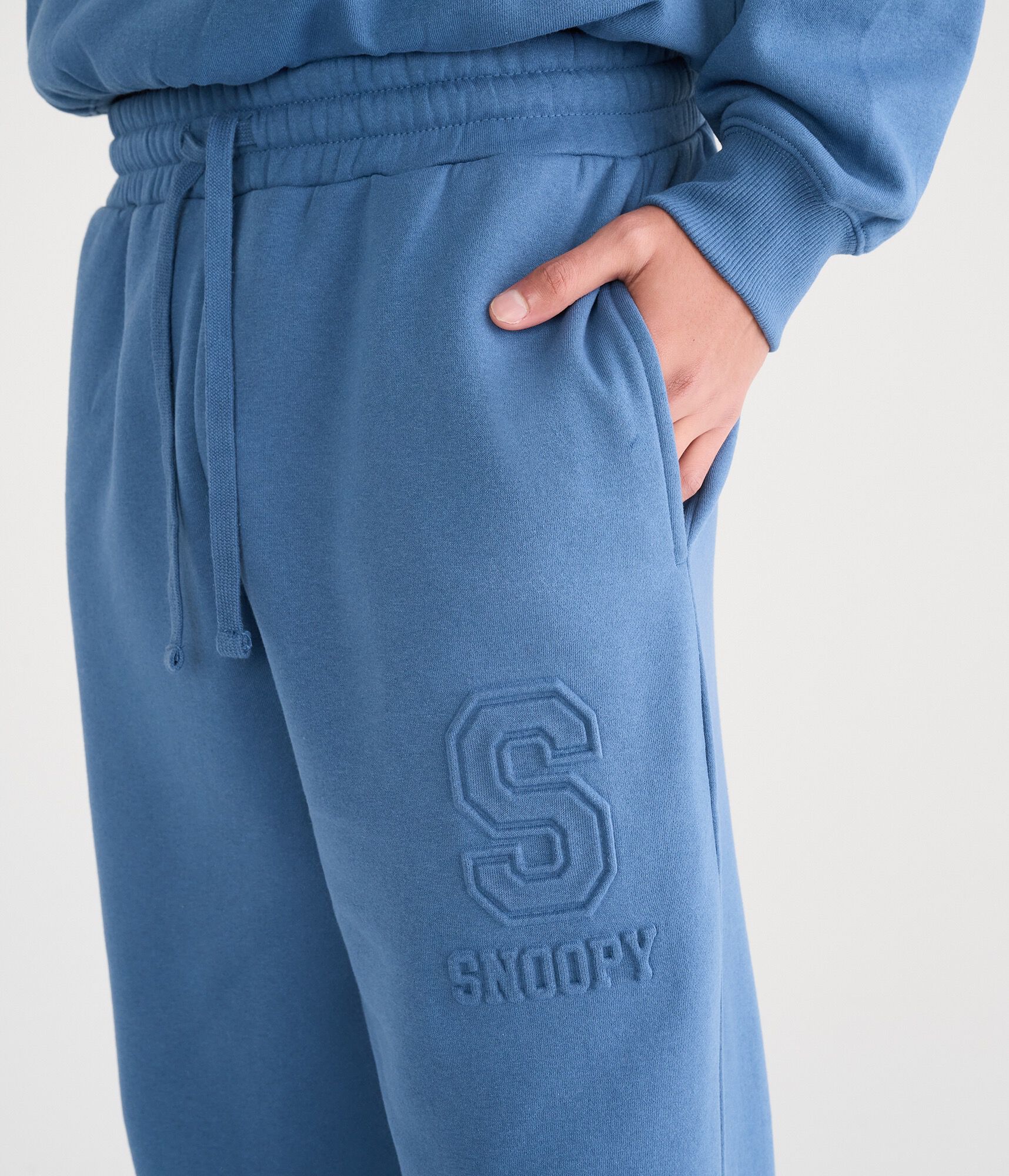 Embossed Snoopy Baggy Sweatpants