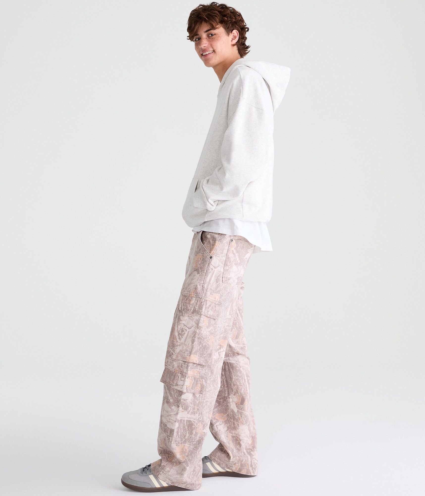 Forest Camo Baggy Cargo Pants