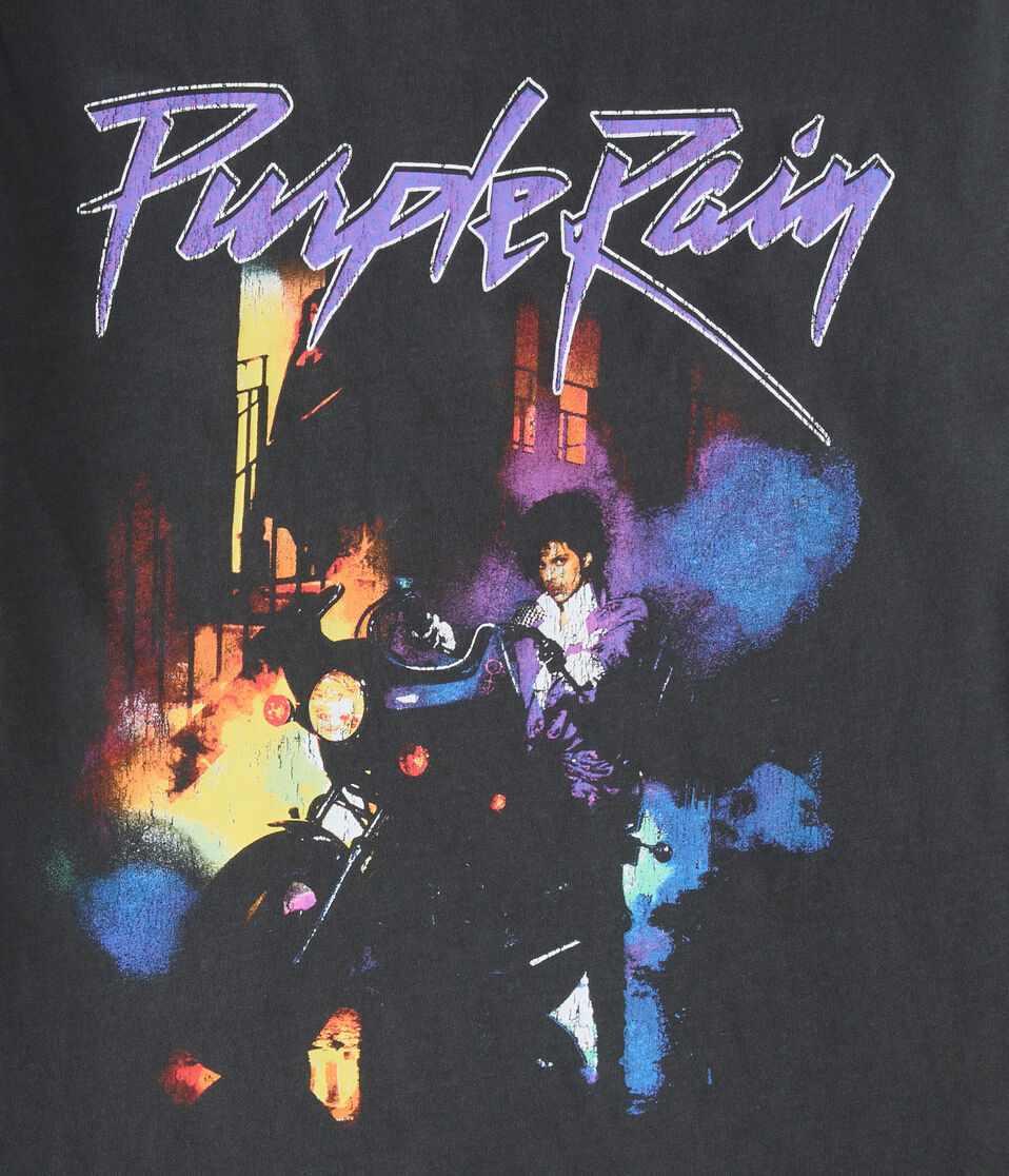 purple rain t shirt dress River Island Prince Purple Rain T-shirt in gray