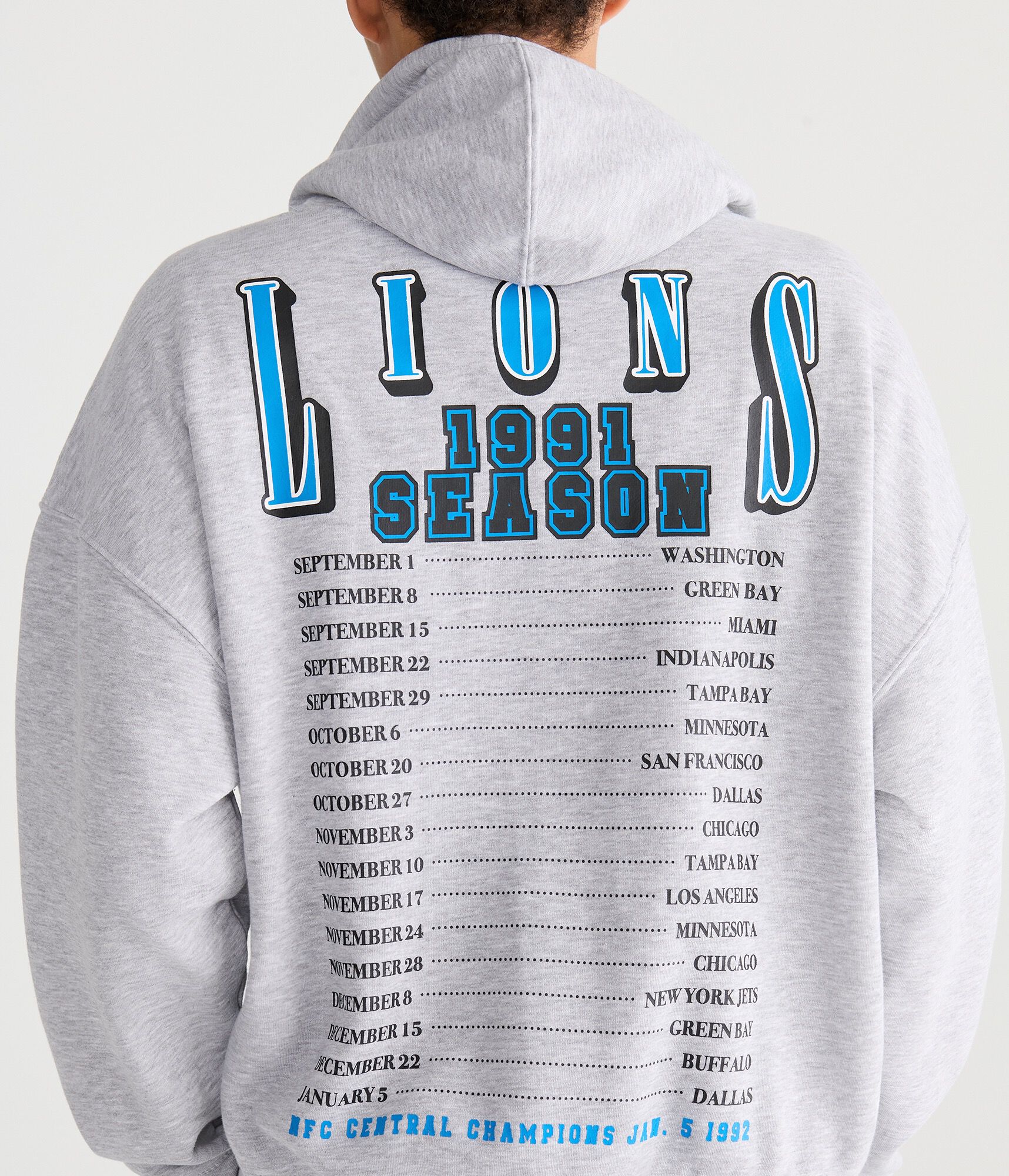 Detroit Lions 1991 Season Pullover Hoodie