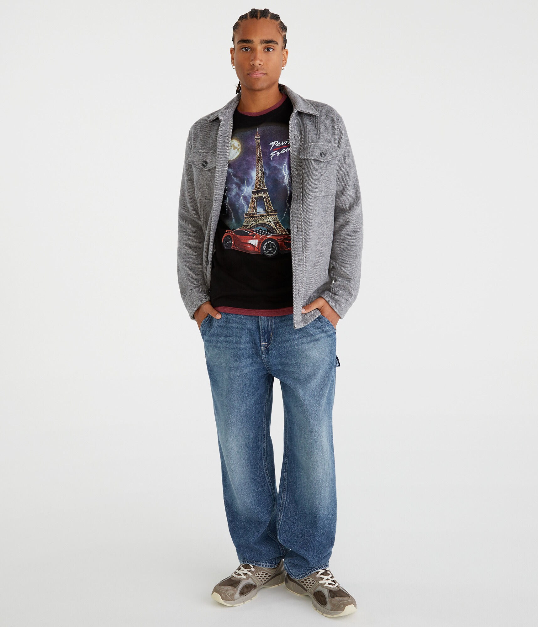 Paris Race Car Graphic Tee