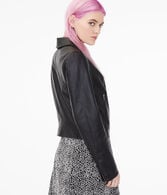 Faux Leather Moto Jacket