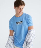 Aeropostale NYC Box Logo Appliqué Graphic Tee