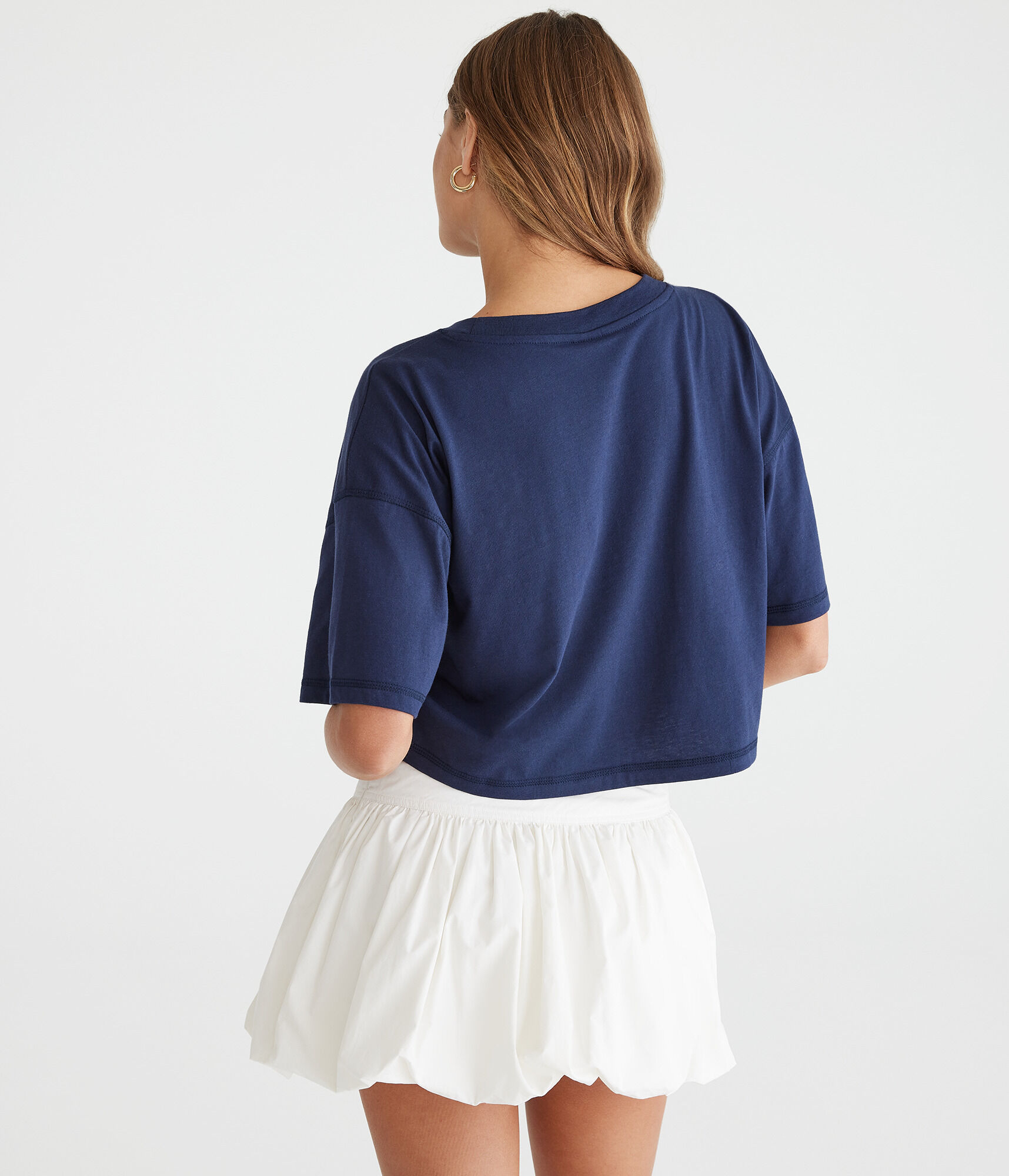 Dallas Cowboys Cropped Boyfriend Graphic Tee