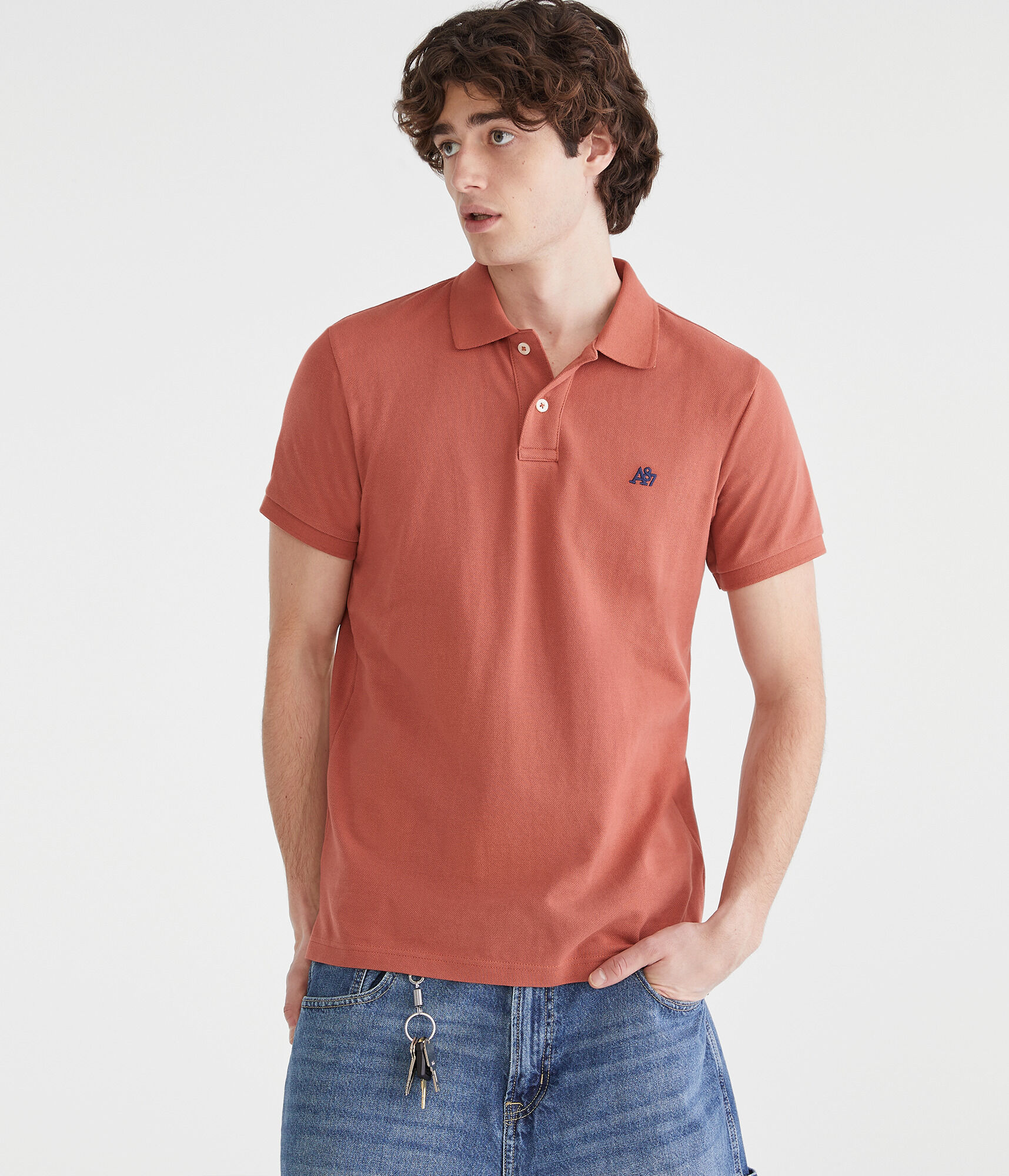 Eco A87 Logo Piqu&eacute; Polo