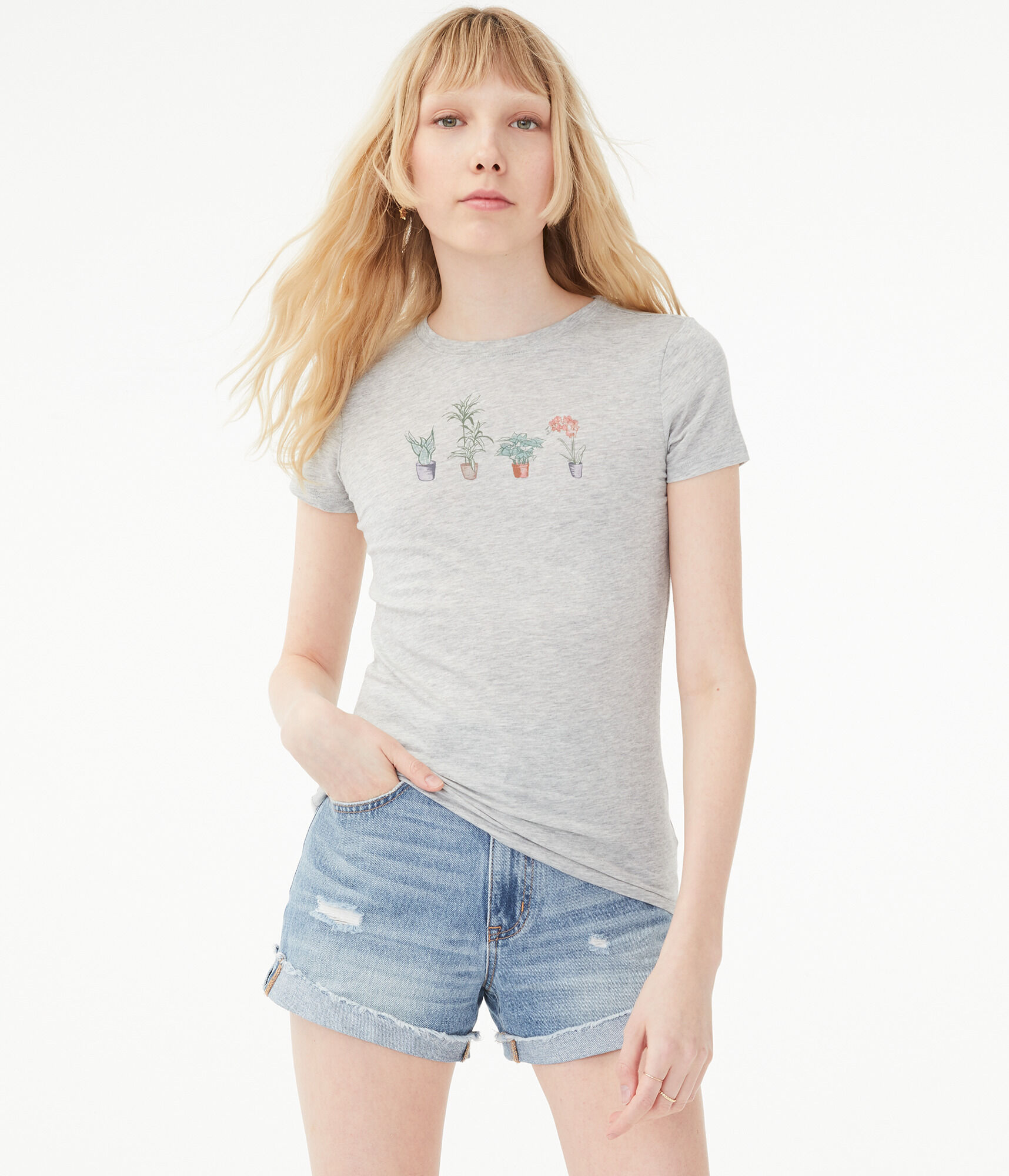 Pots Of Plants Graphic Tee