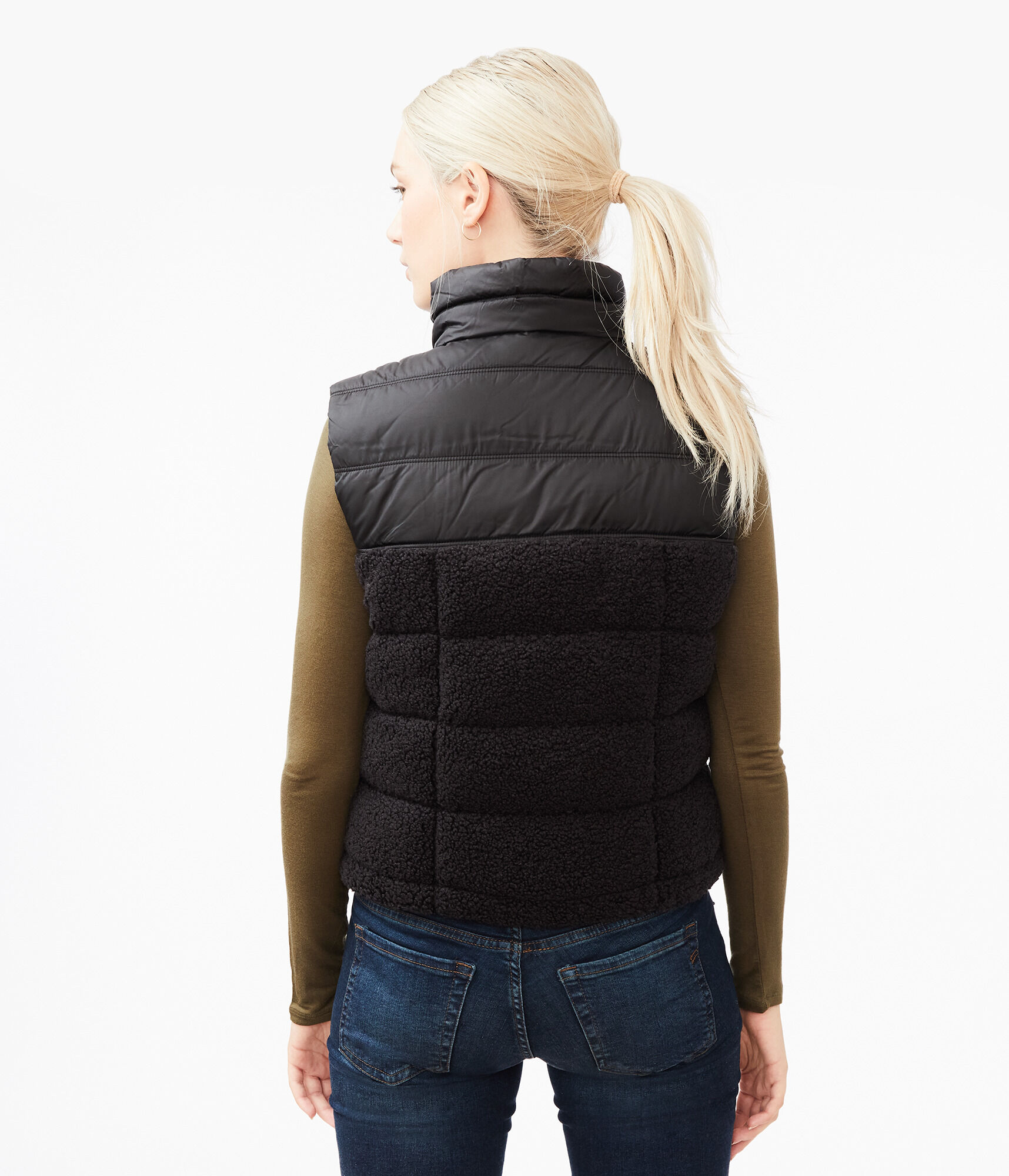 Puffer Sherpa Vest