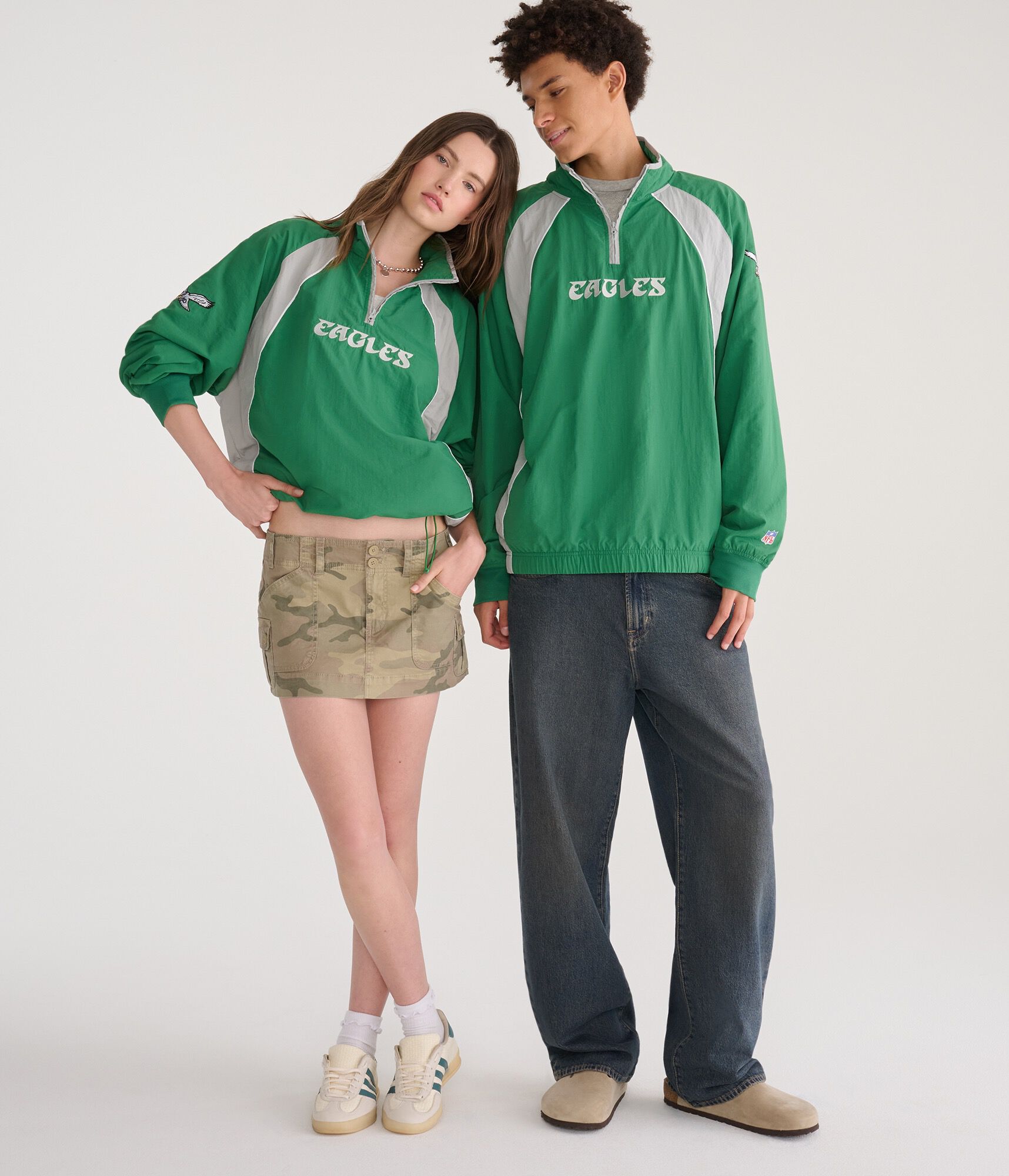 Philadelphia Eagles Quarter-Zip Track Jacket