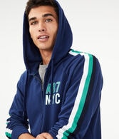 A87 Sleeve Stripe Full-Zip Hoodie***