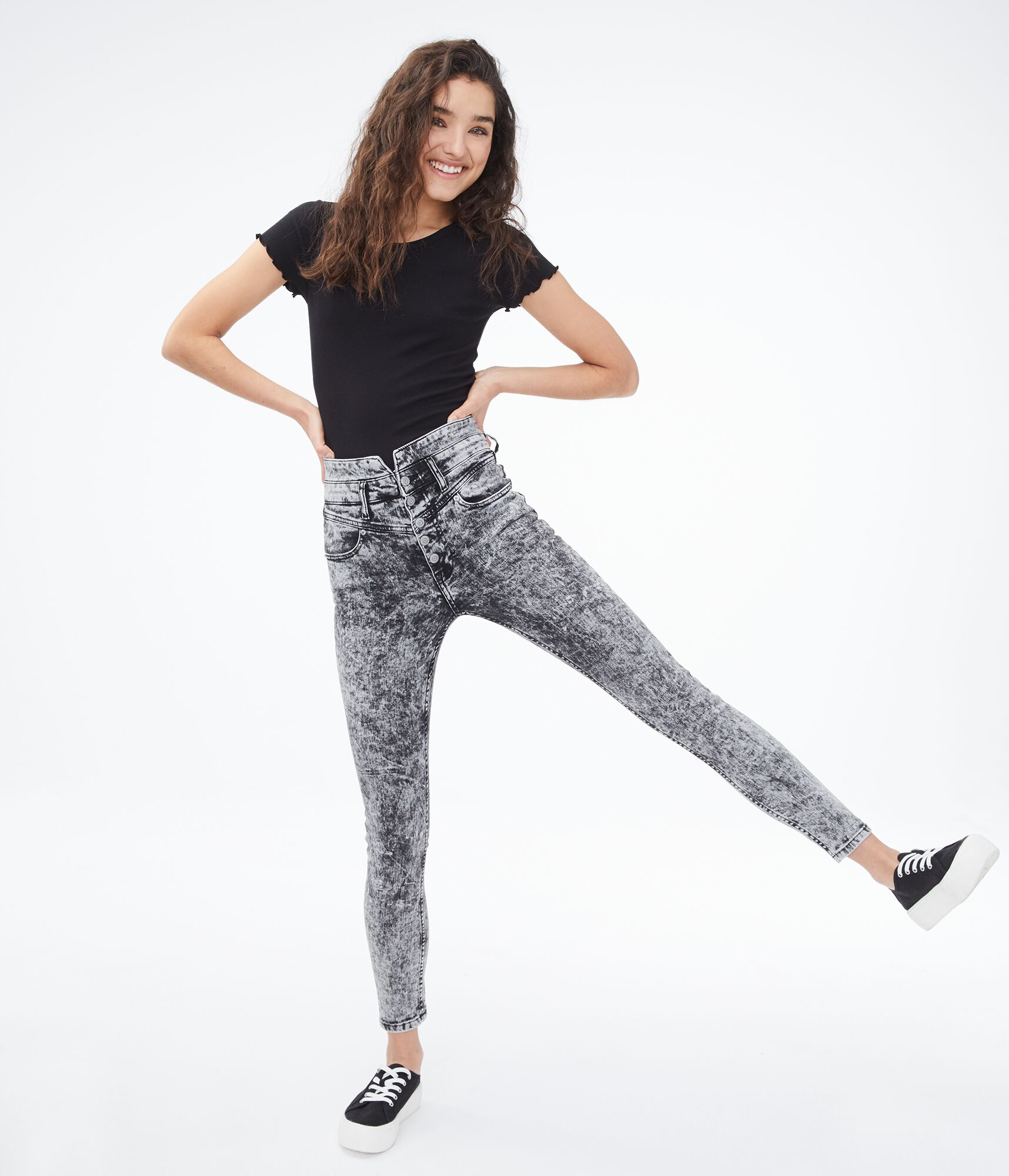 Real Denim Super High-Rise Ankle Jegging***