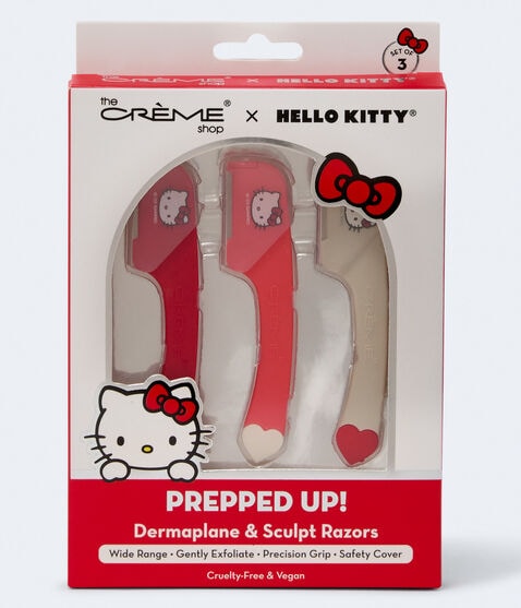 The Crème Shop x Hello Kitty Dermaplane Razor 3-Pack The Crème Shop x Hello Kitty Dermaplane Razor 3-Pack