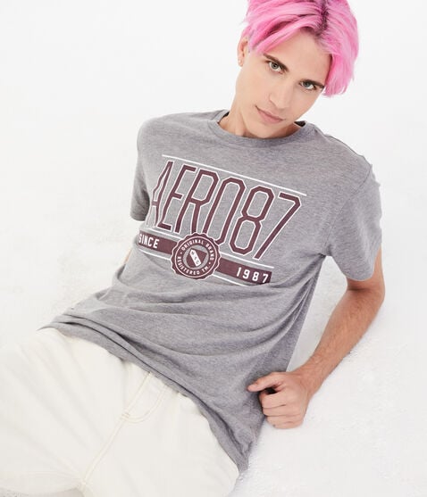 Aero 87 Crest Graphic Tee Aero 87 Crest Graphic Tee