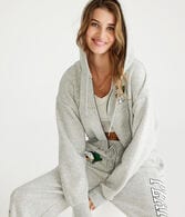 Peanuts® | Aéropostale Snoopy Snowman Cropped Full-Zip Hoodie