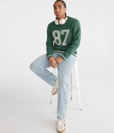 87 Graphic Crew Sweater