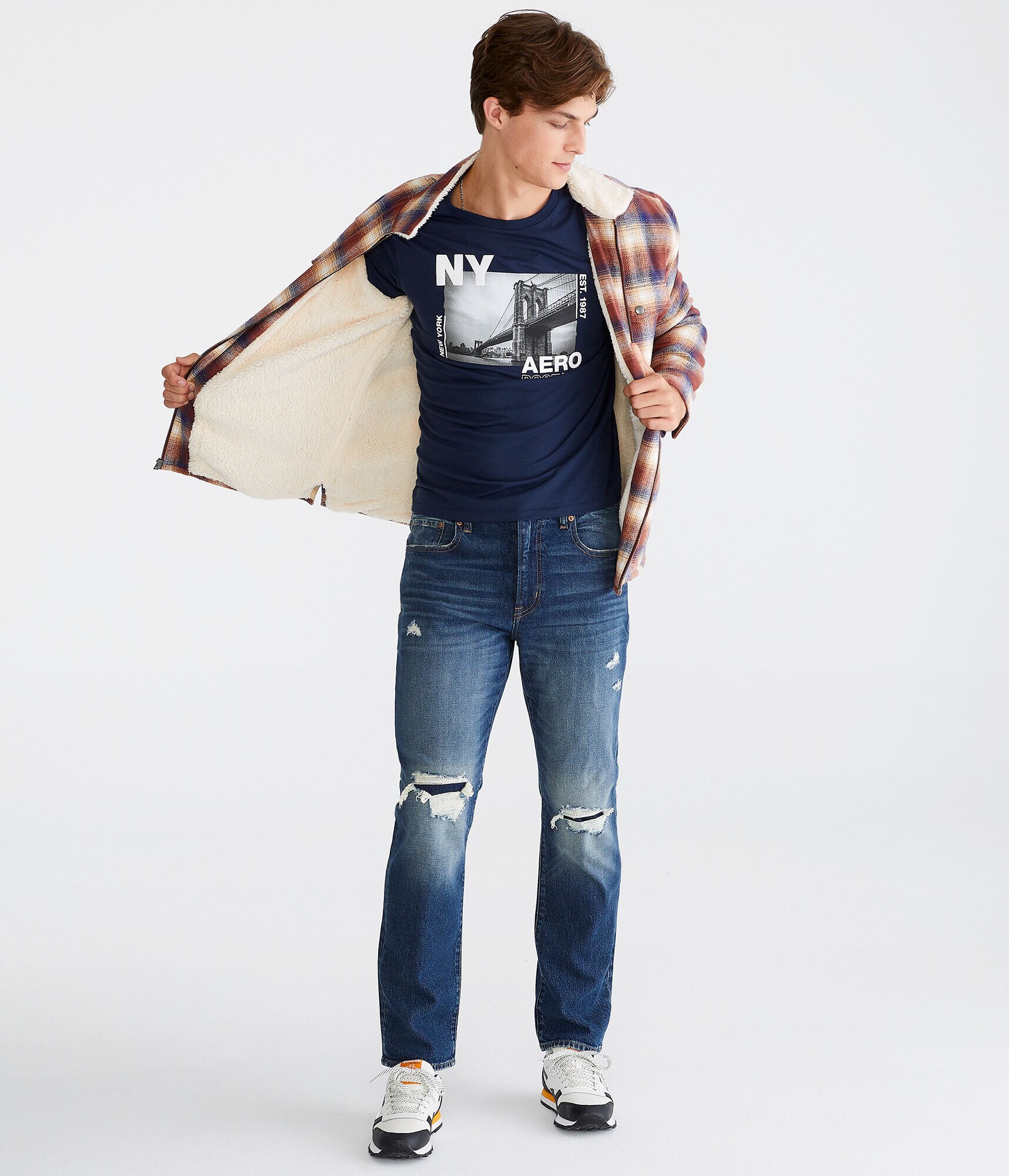 Aeropostale NY Bridge Graphic Tee