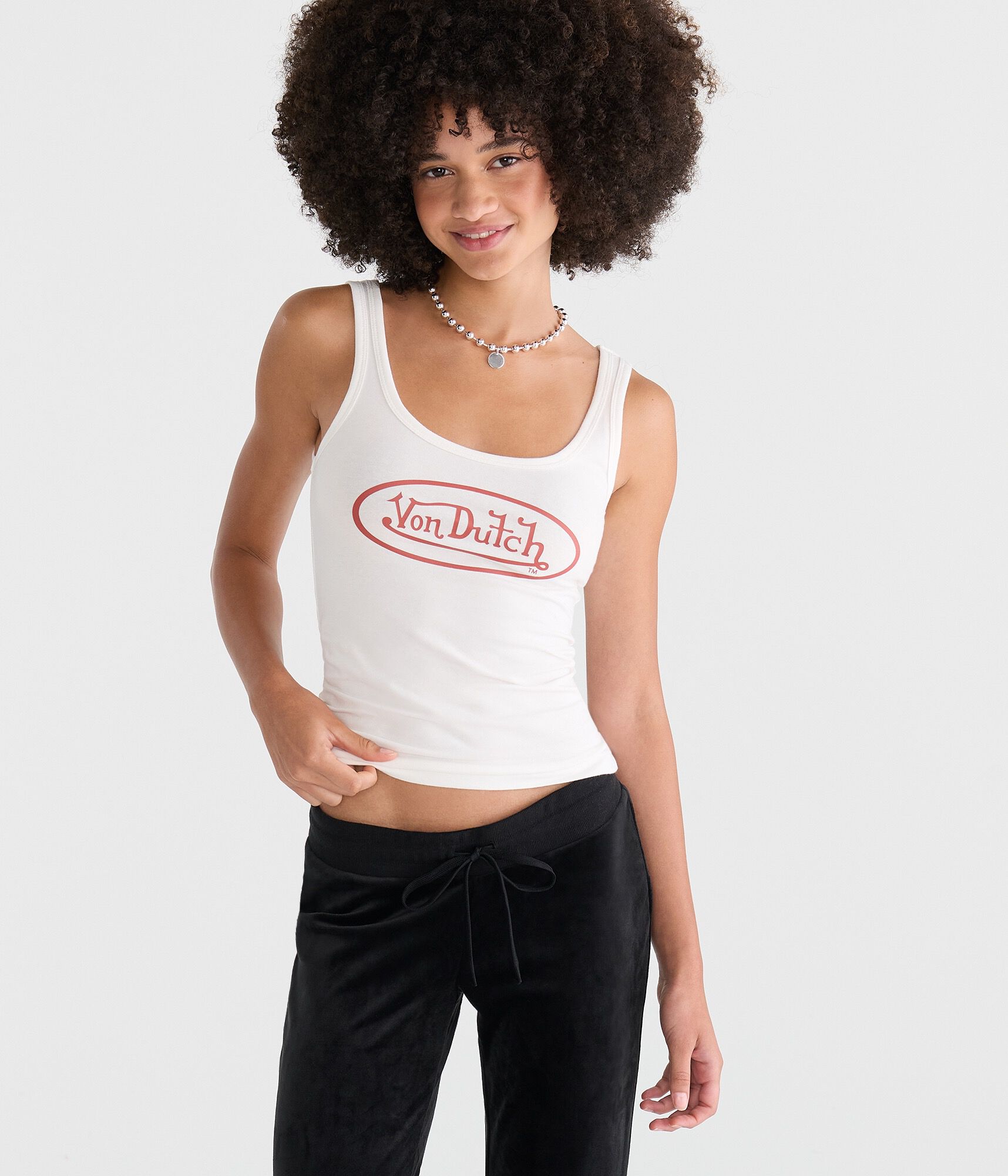 Von Dutch Logo Tank Top