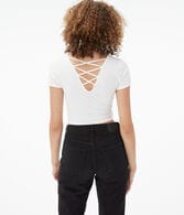 Seriously Soft Strappy Cropped Baby Tee