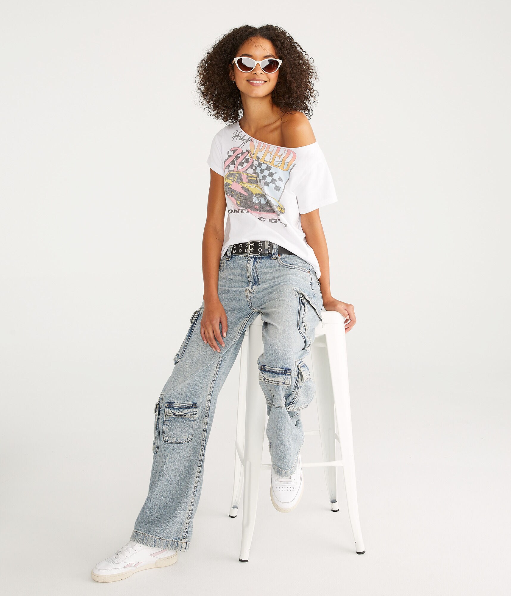 Pontiac GTO Off-The-Shoulder Graphic Tee