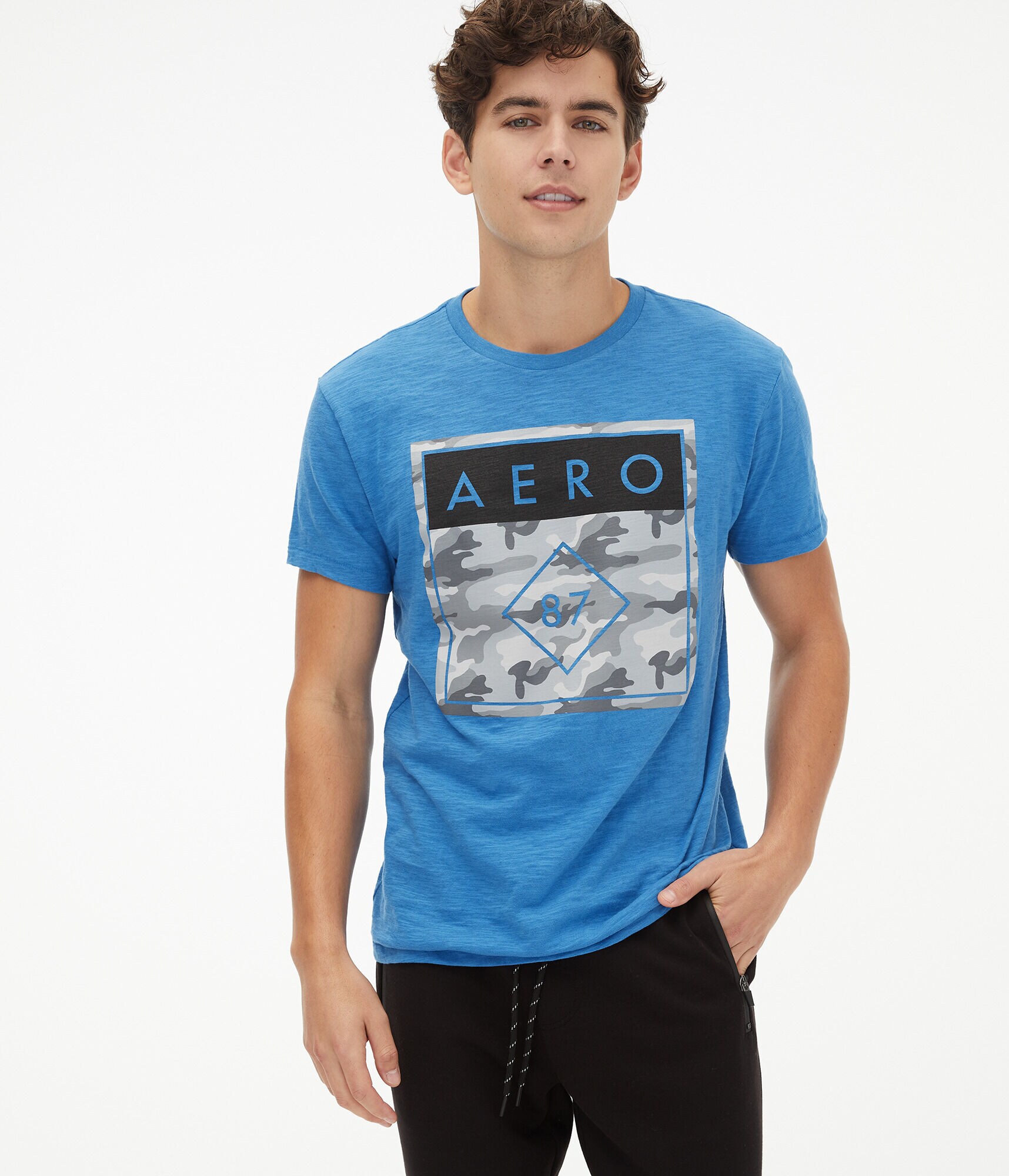 Aero 87 Camo Logo Graphic Tee
