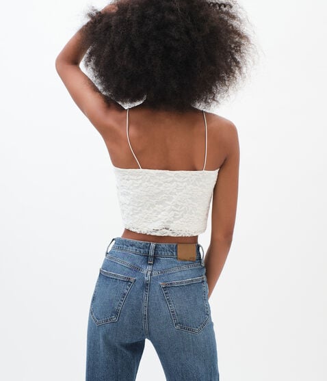 Lace Cropped Cami***