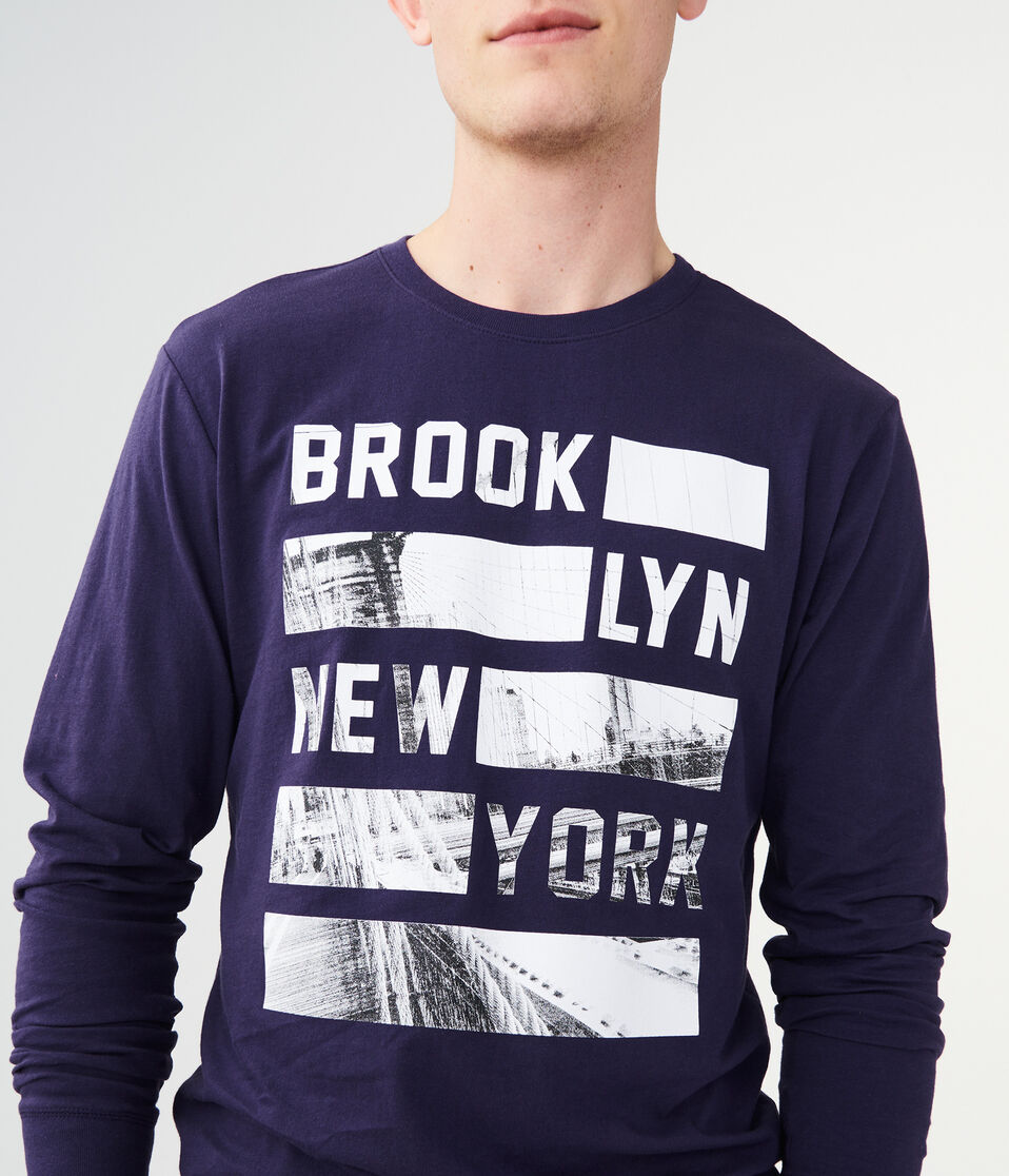 Long Sleeve Brooklyn New York Graphic Tee