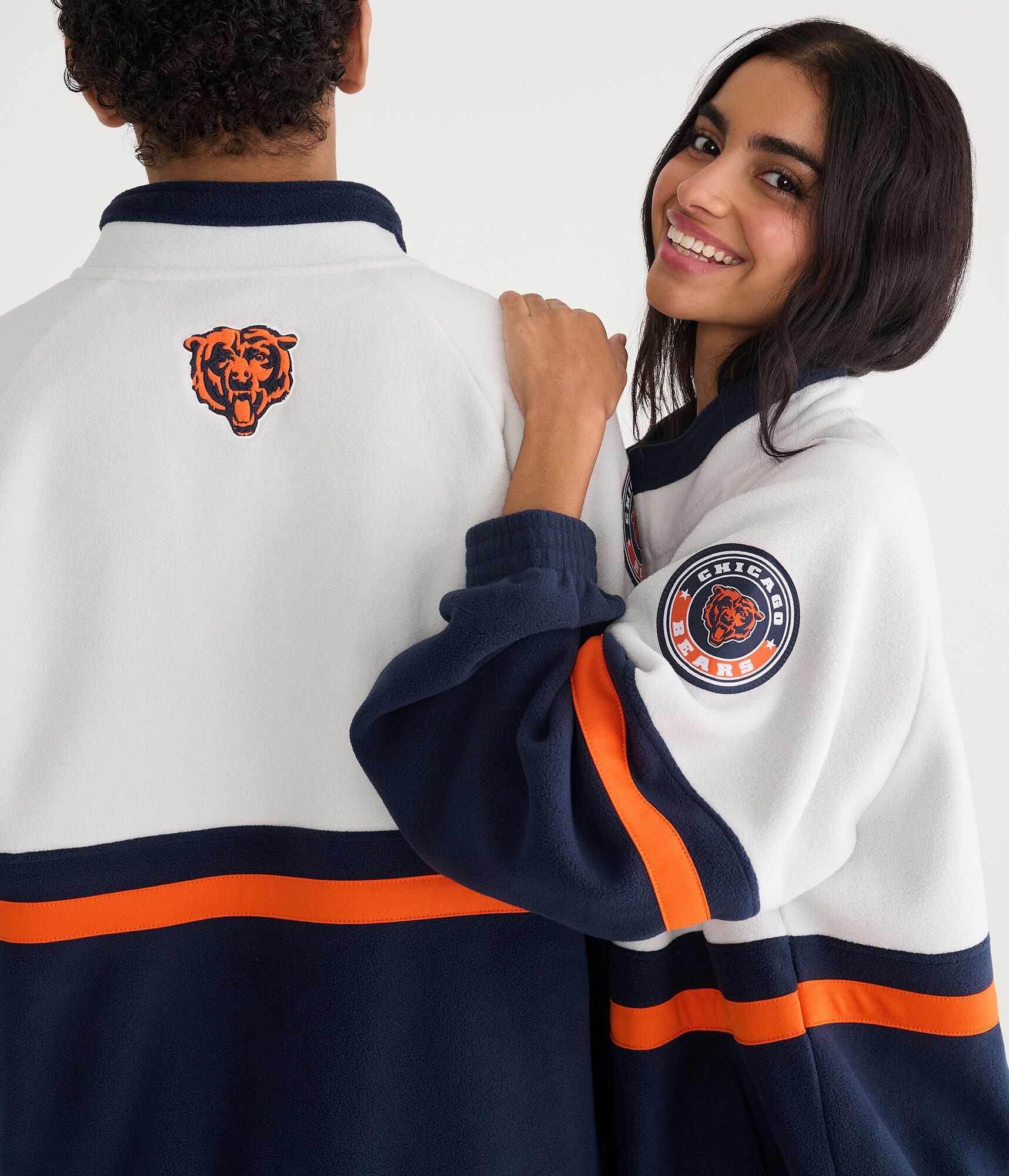 Chicago Bears Polar Fleece Half-Zip Sweatshirt
