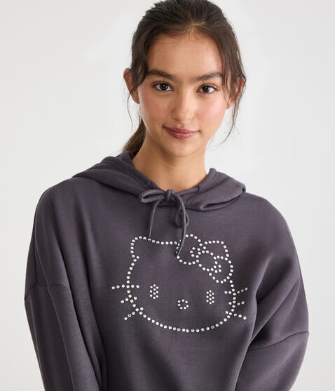 Hello Kitty | Aero Rhinestone Pullover Hoodie Hello Kitty | Aero Rhinestone Pullover Hoodie