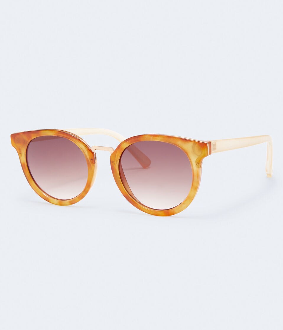 Round Patterned Sunglasses