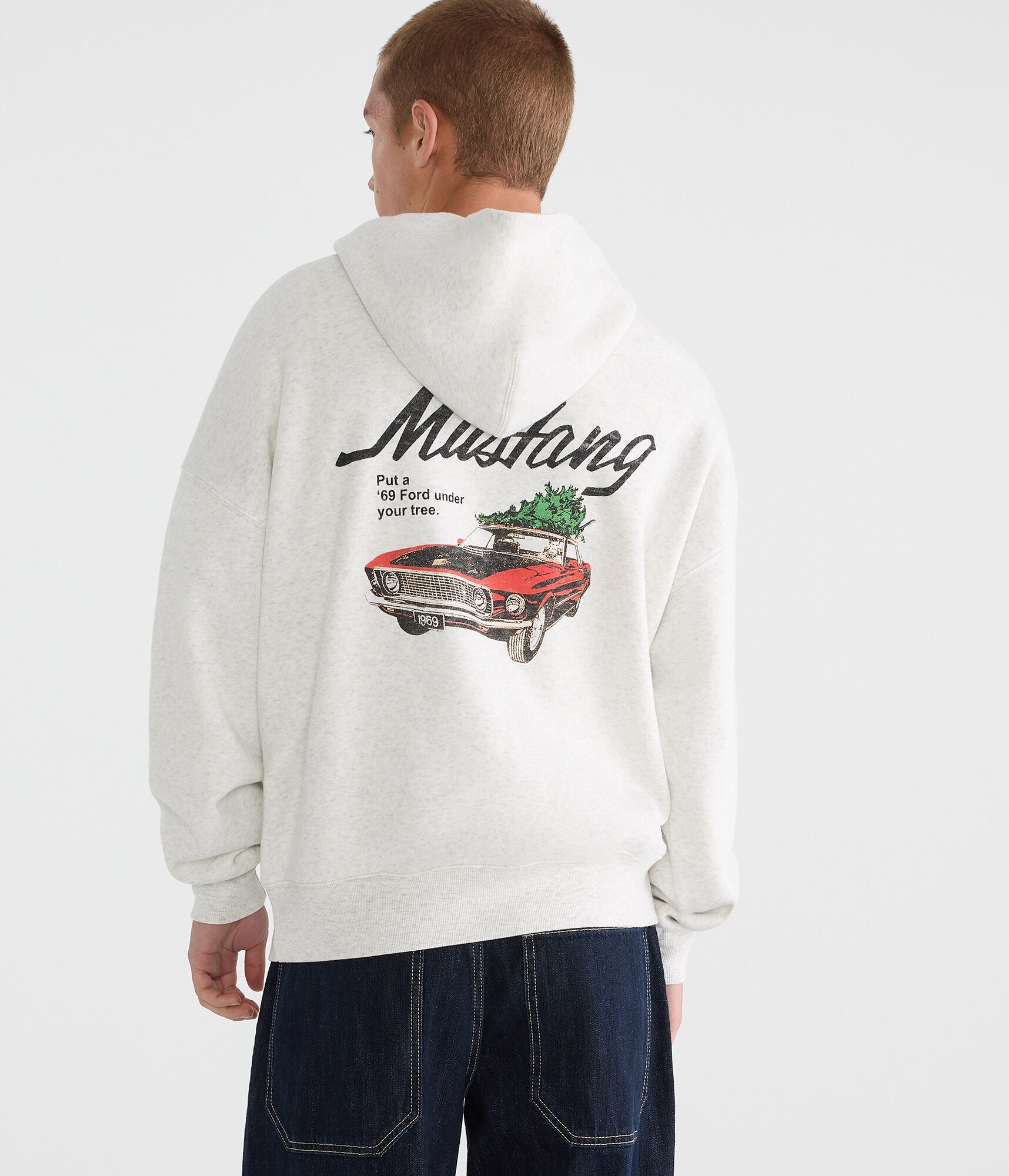 Ford Mustang Christmas Tree Pullover Hoodie