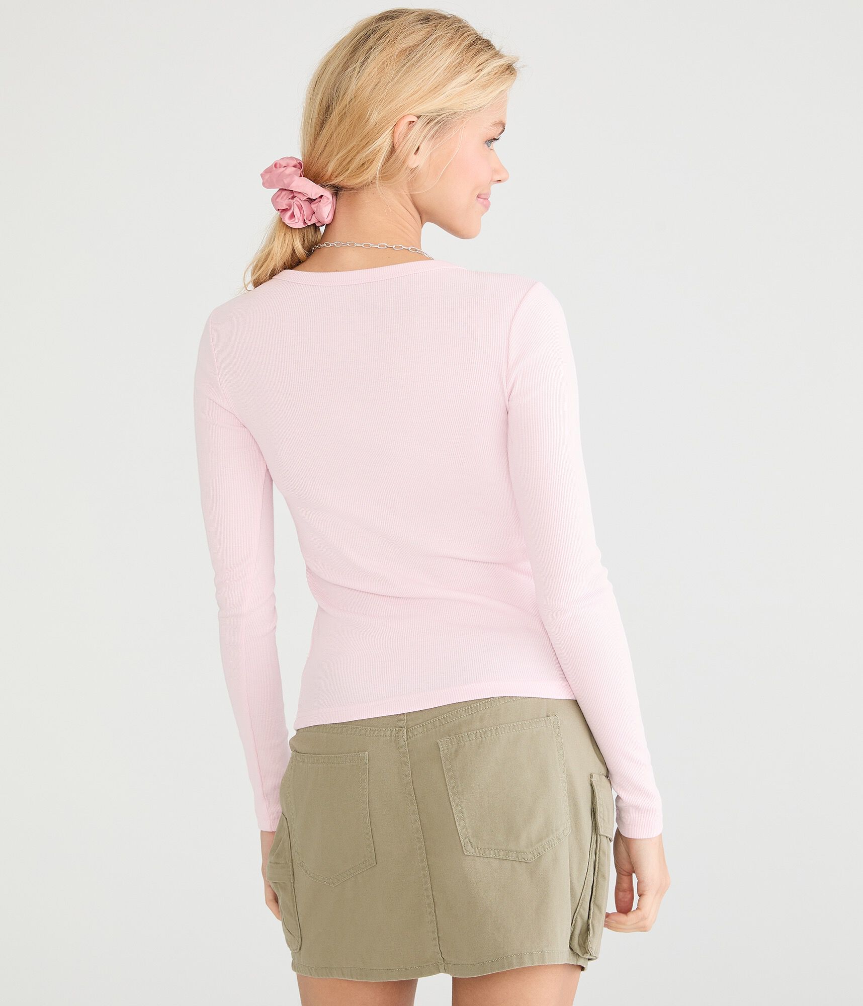 Long Sleeve Fallen Angel Rose Graphic Tee