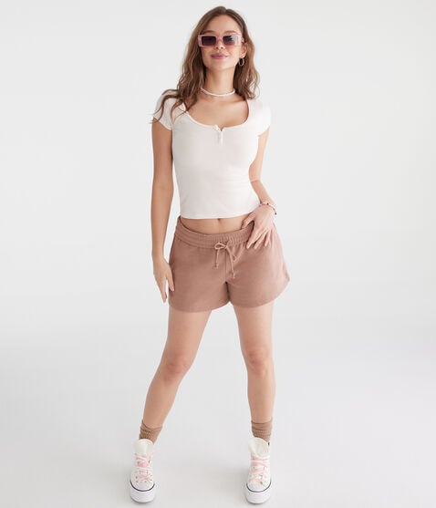 Fleece Slouchy Shorts Fleece Slouchy Shorts