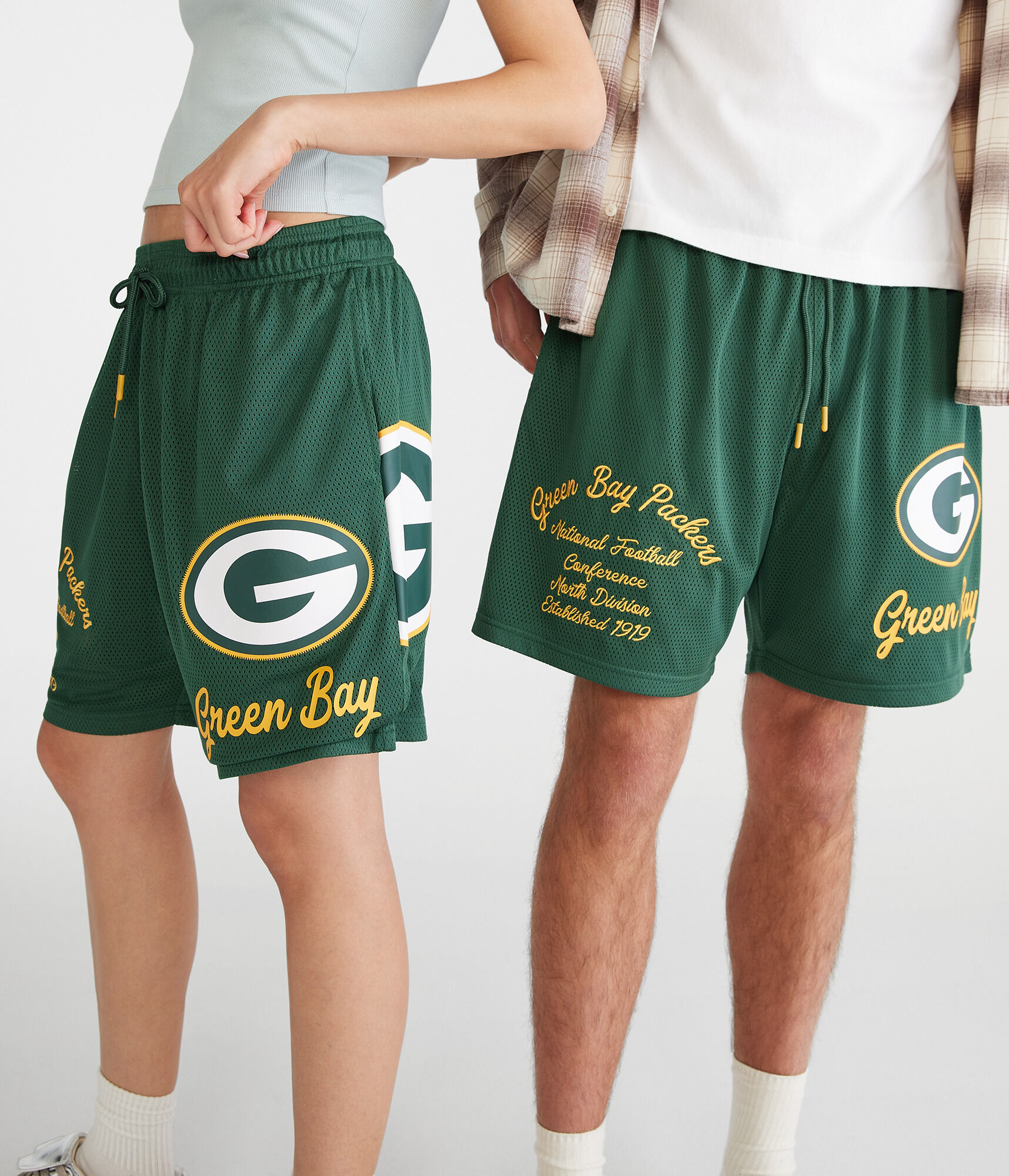 Green Bay Packers Mesh Shorts 6"