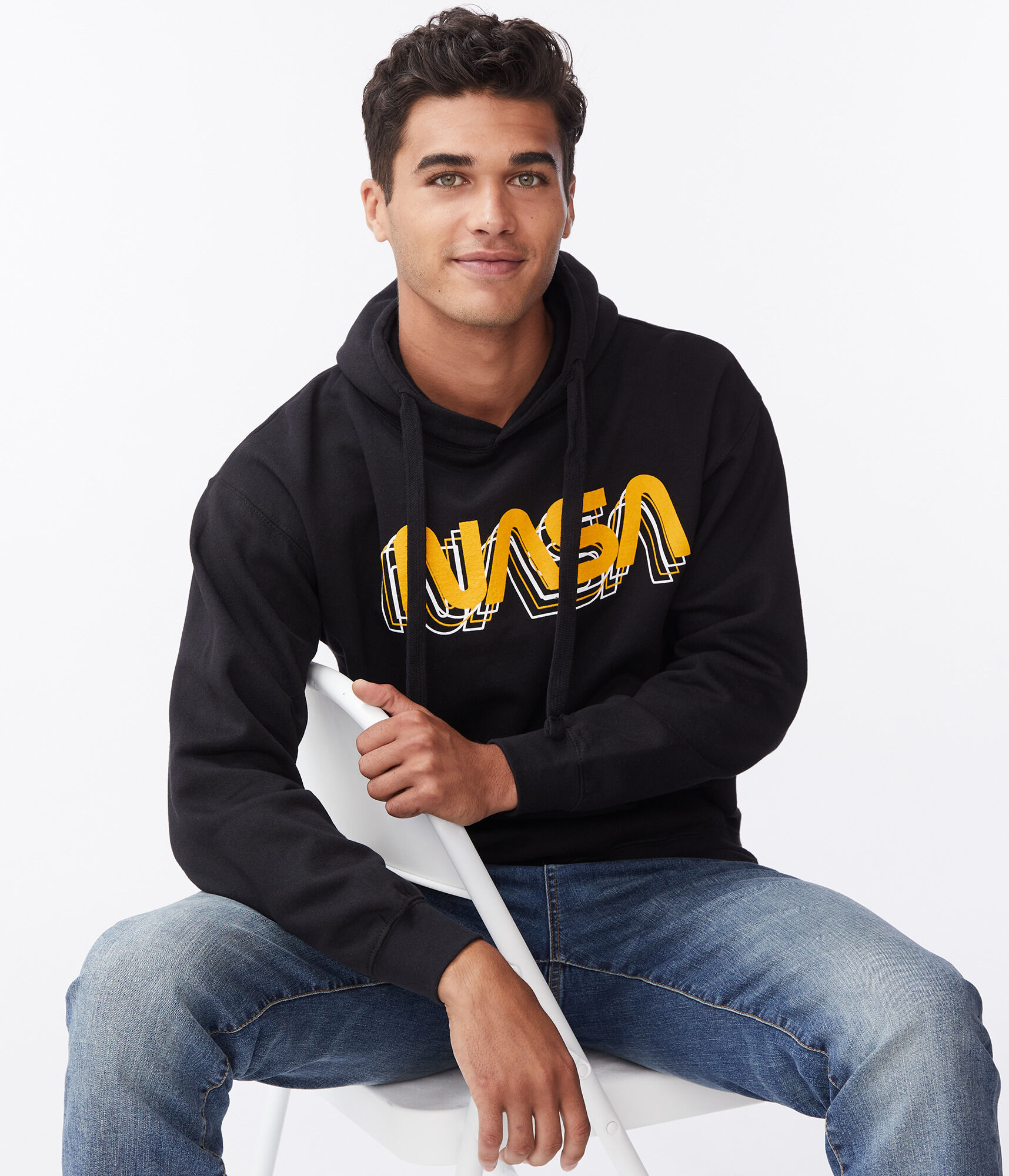 Retro NASA Pullover Hoodie