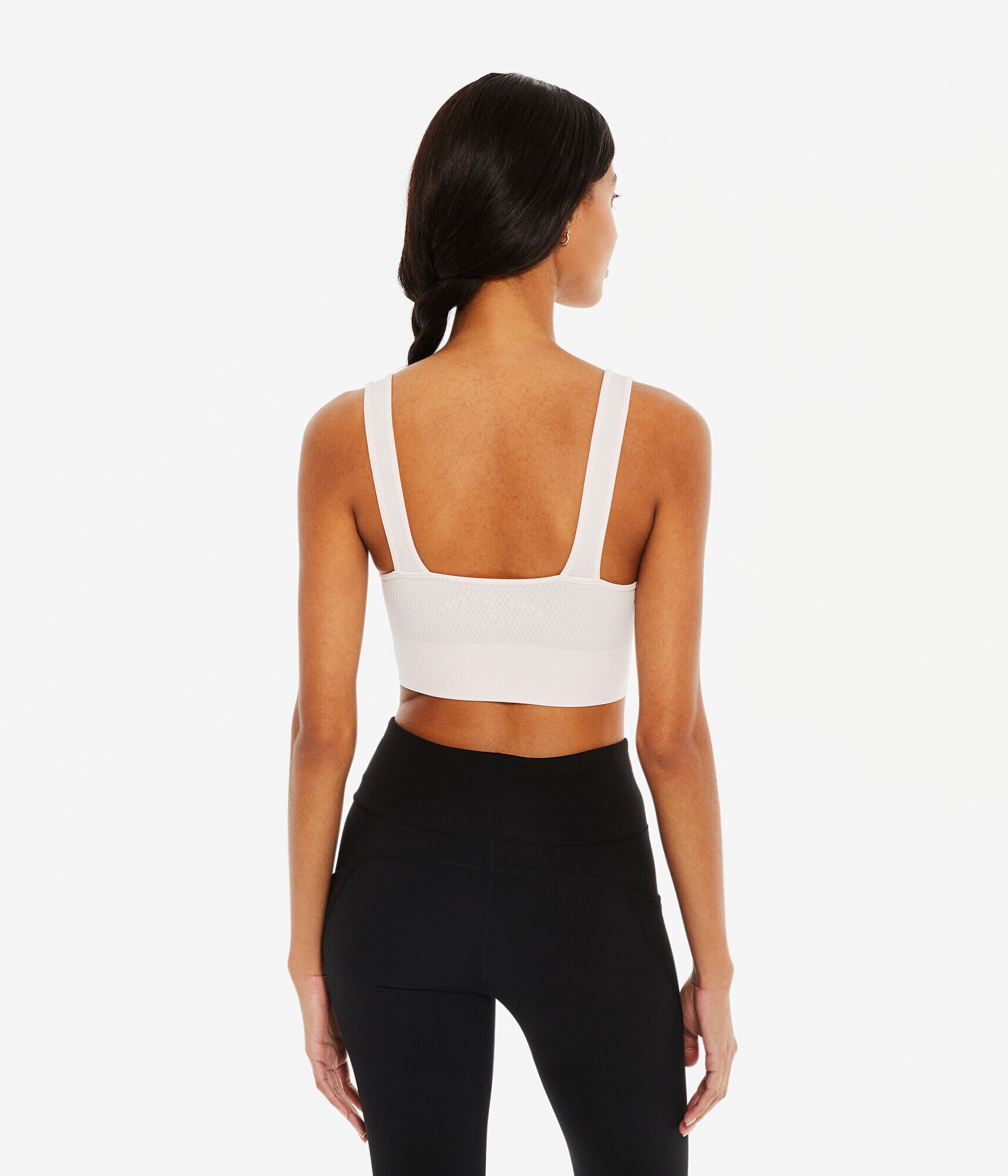 Seamless Henley Bra Top