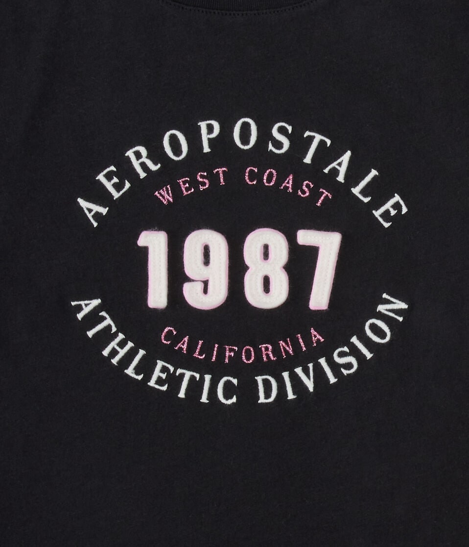 Aeropostale Athletic Division Appliqué Graphic Tee