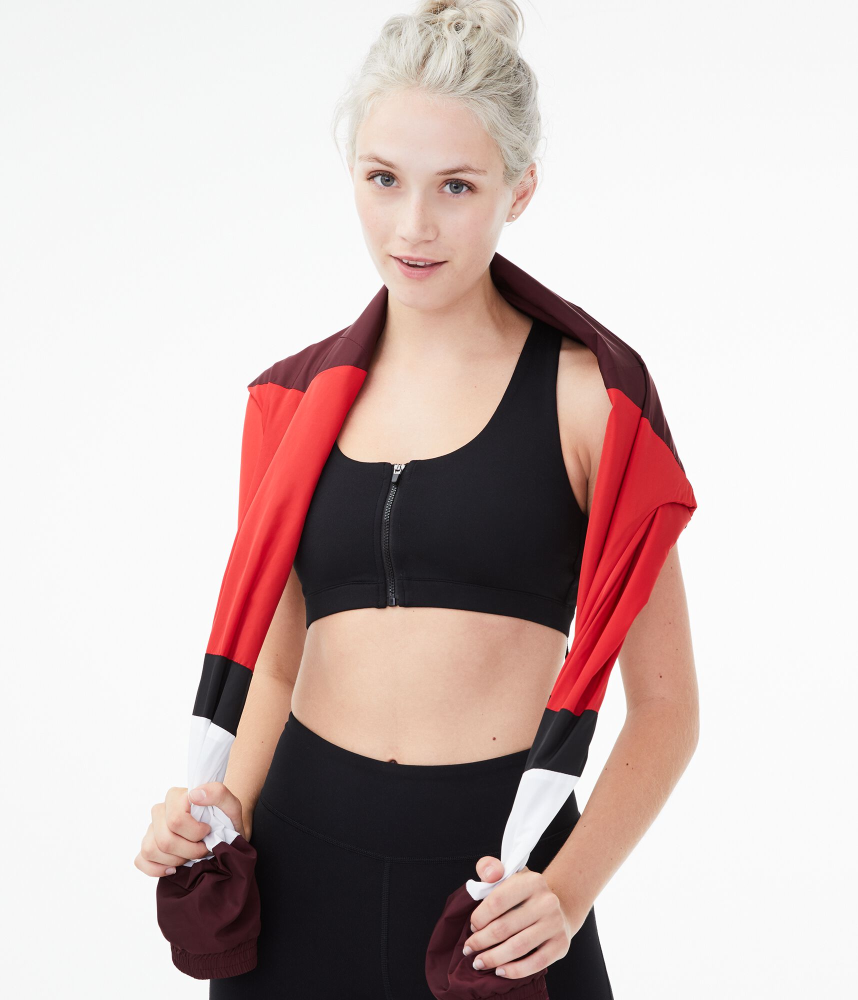 Zip-Front Sports Bra