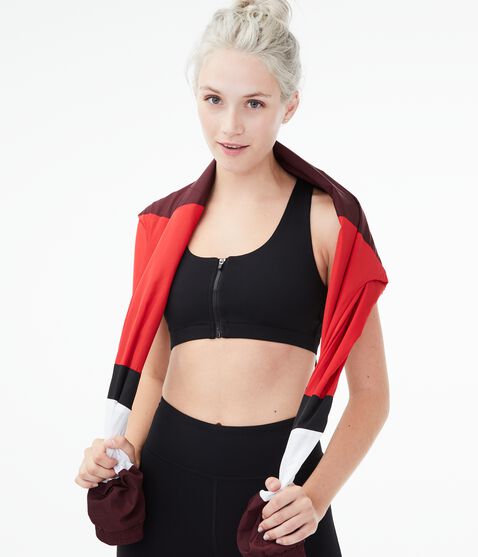 Zip-Front Sports Bra Zip-Front Sports Bra
