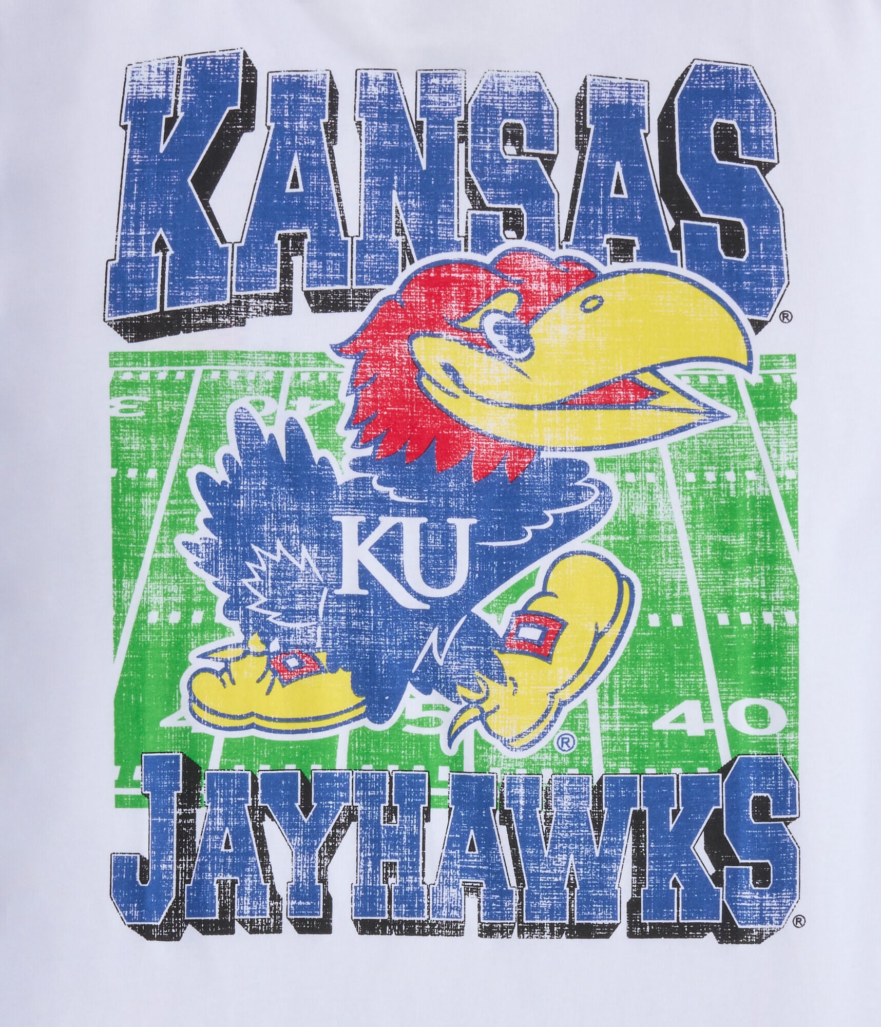 Kansas Jayhawks Relaxed Graphic Tee