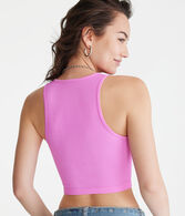 Seriously Soft Seamless Cropped Scoop-Neck Tank