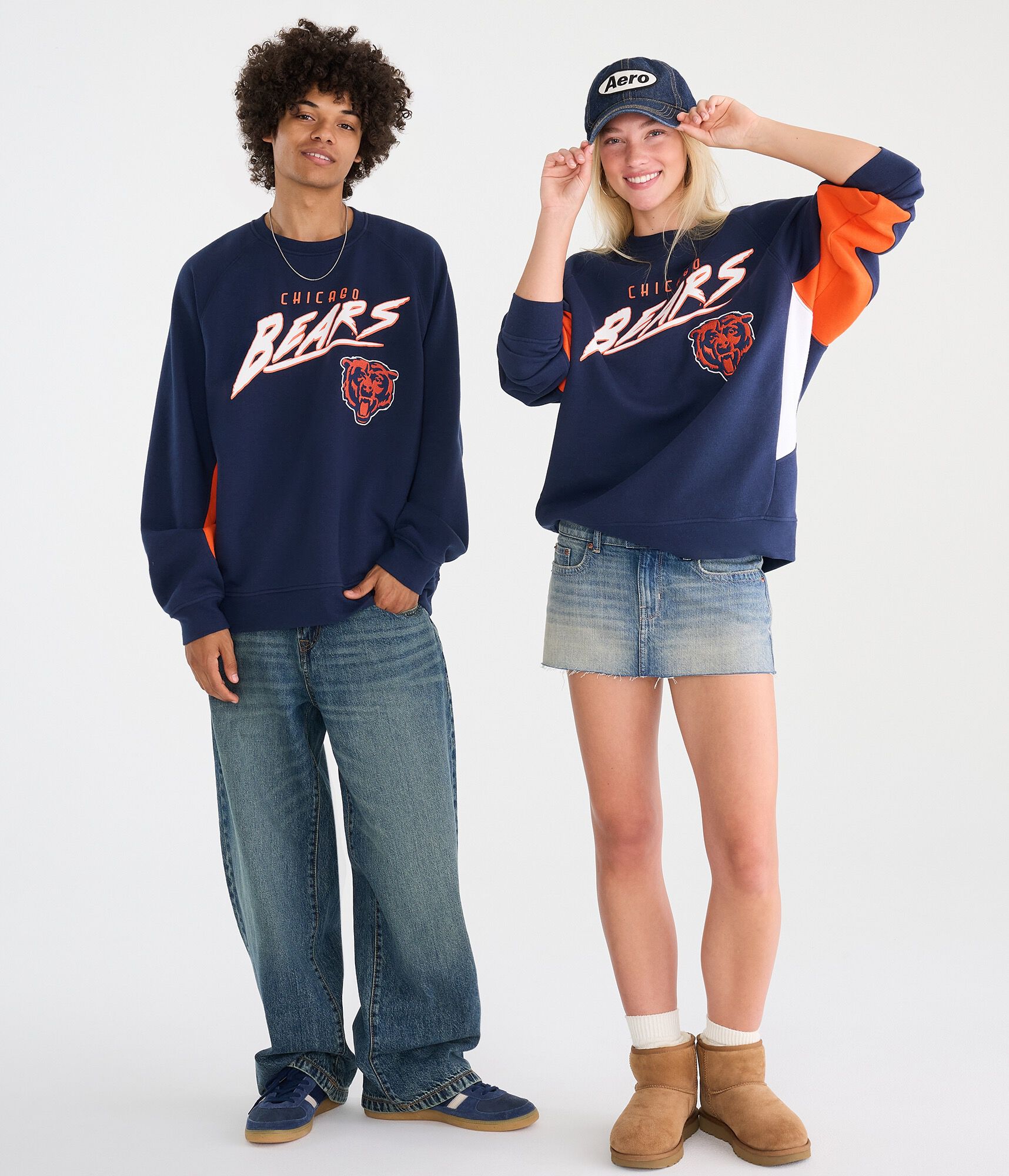 Chicago Bears Colorblock Crew Sweatshirt