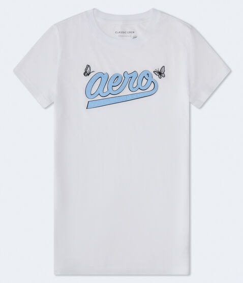 Aero Butterfly Appliqué Graphic Tee Aero Butterfly Appliqué Graphic Tee