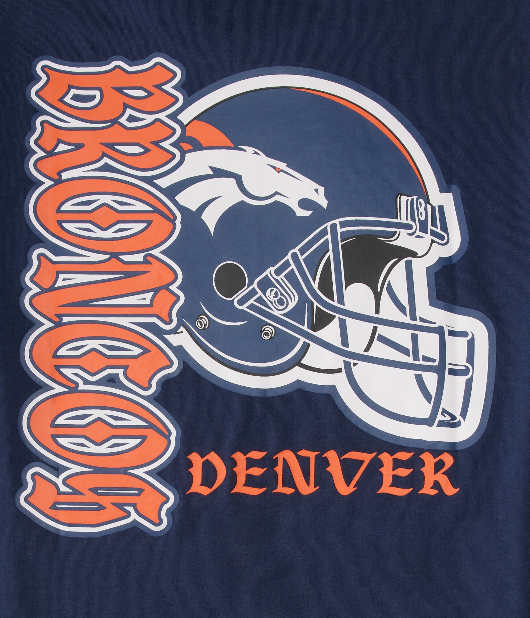 Denver Broncos Helmet Relaxed Graphic Tee