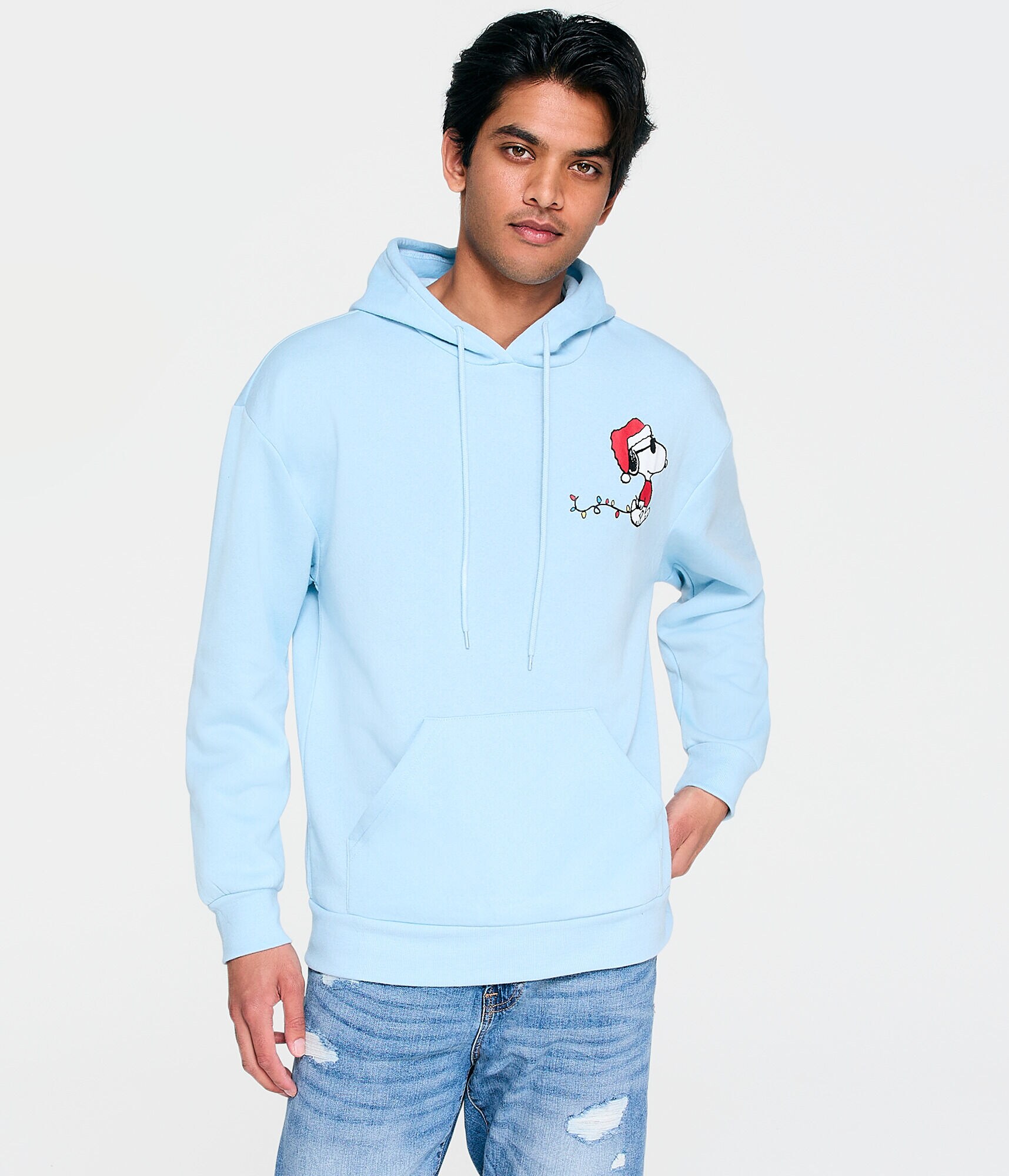 Snoopy Christmas Tree Pullover Hoodie