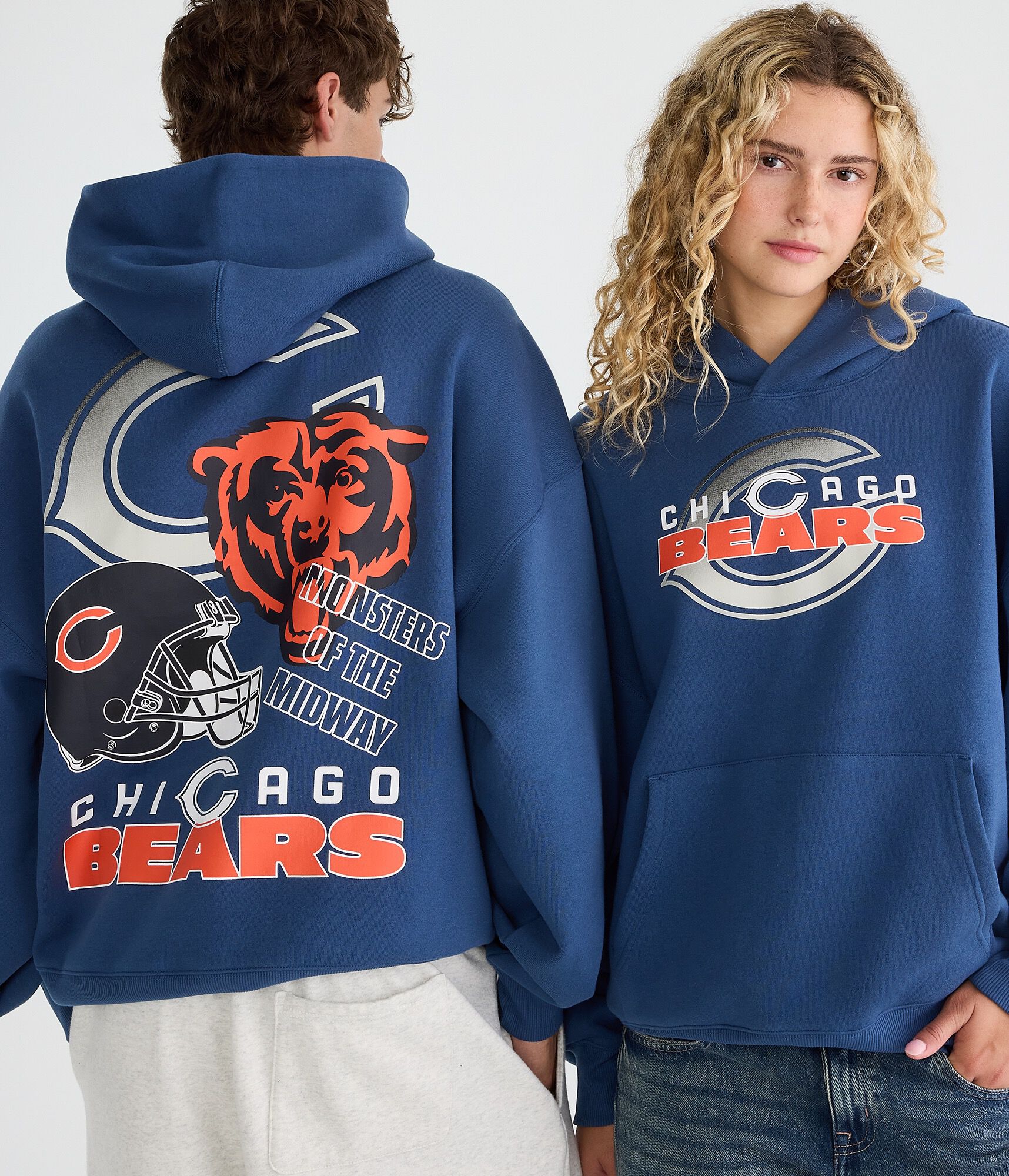 Chicago Bears Helmet Pullover Hoodie