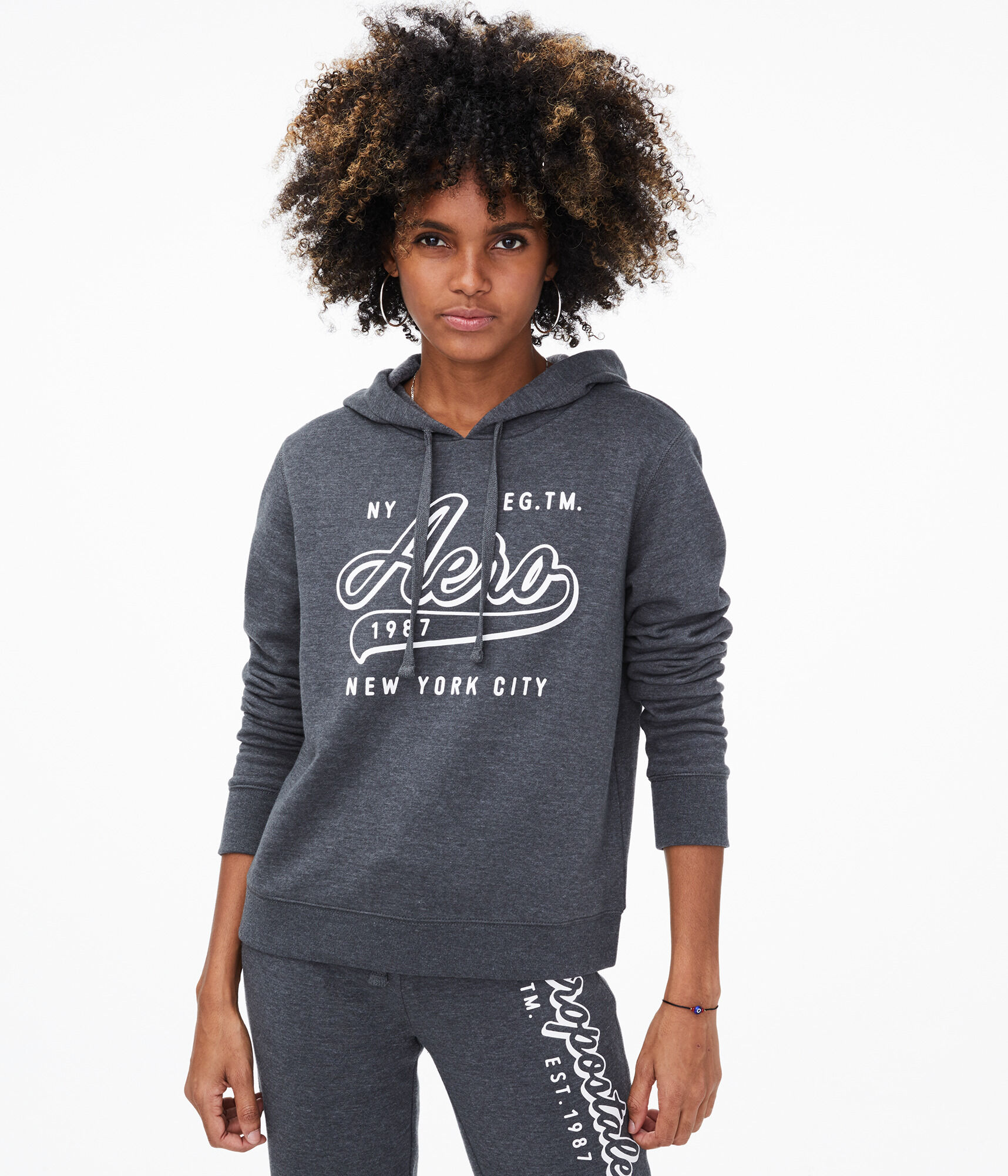 Aero Script Pullover Hoodie