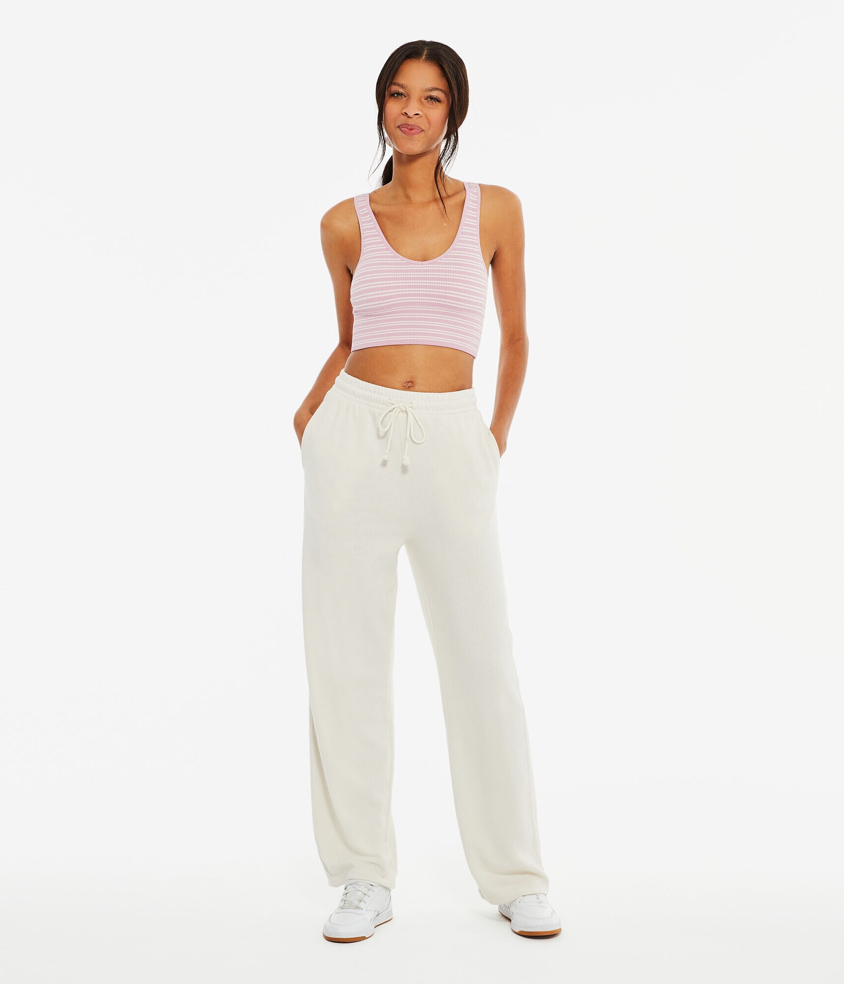 Striped Seamless Bra Top